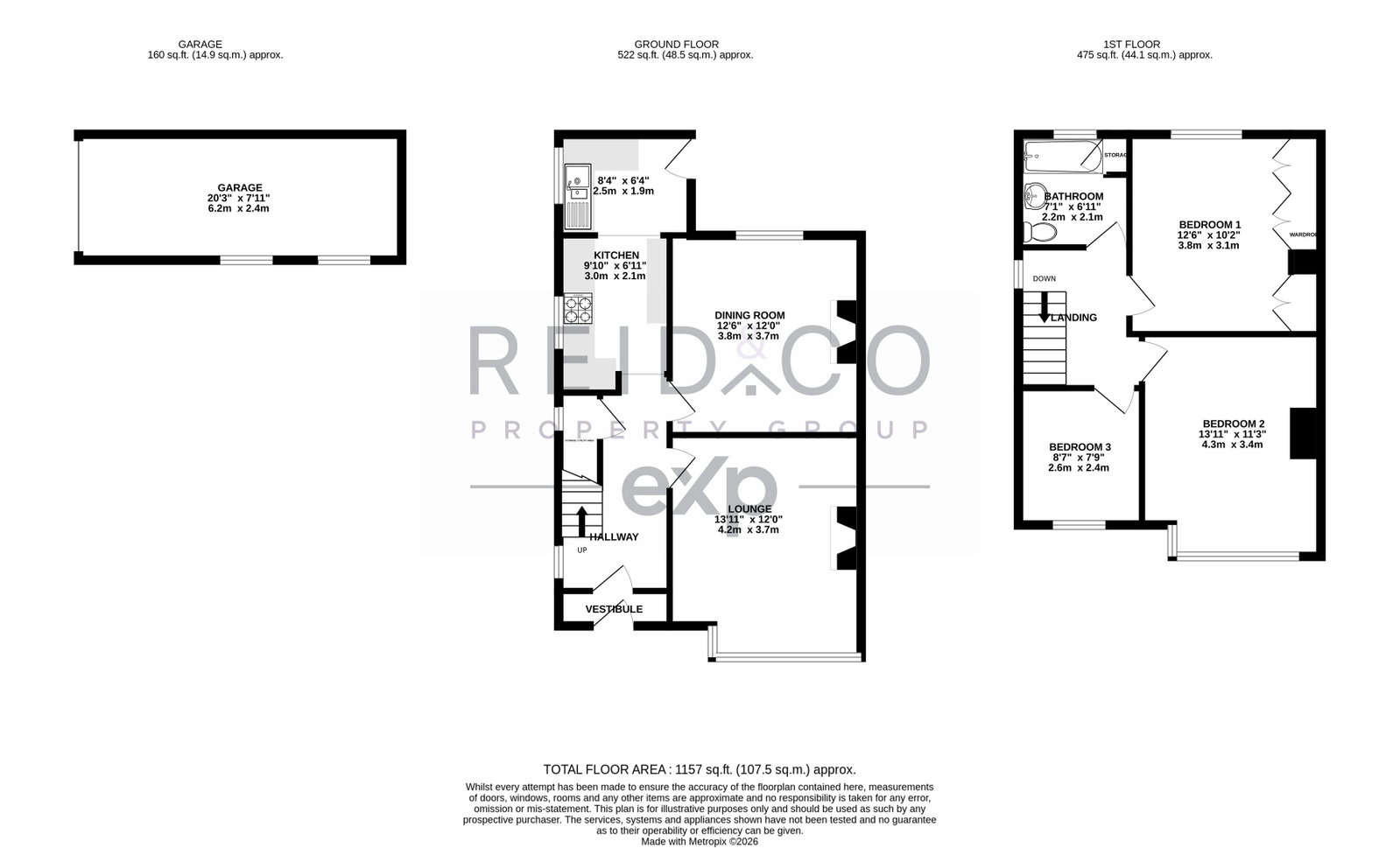 4, Chestnut Drive, Preston floorplan