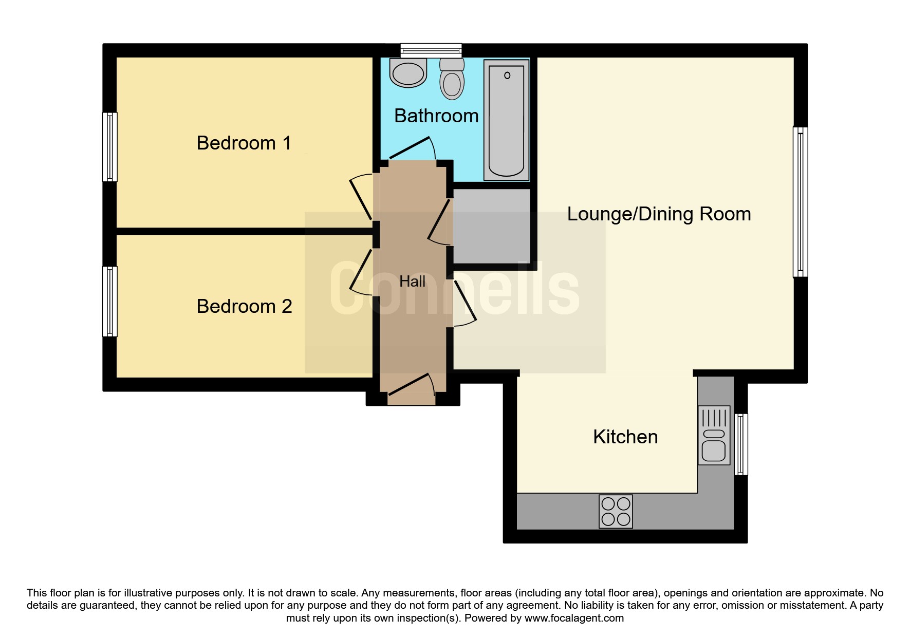 Flat 9, 172, St. Andrews Road, Northampton floorplan