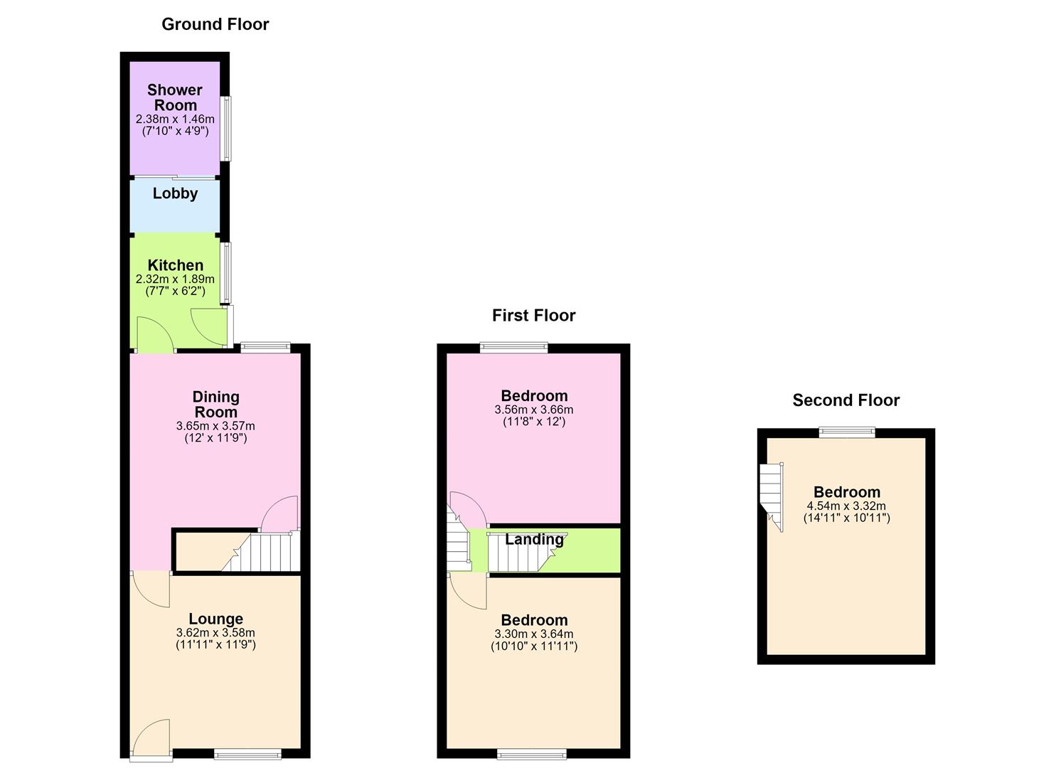 80, Coventry road, Hinckley floorplan