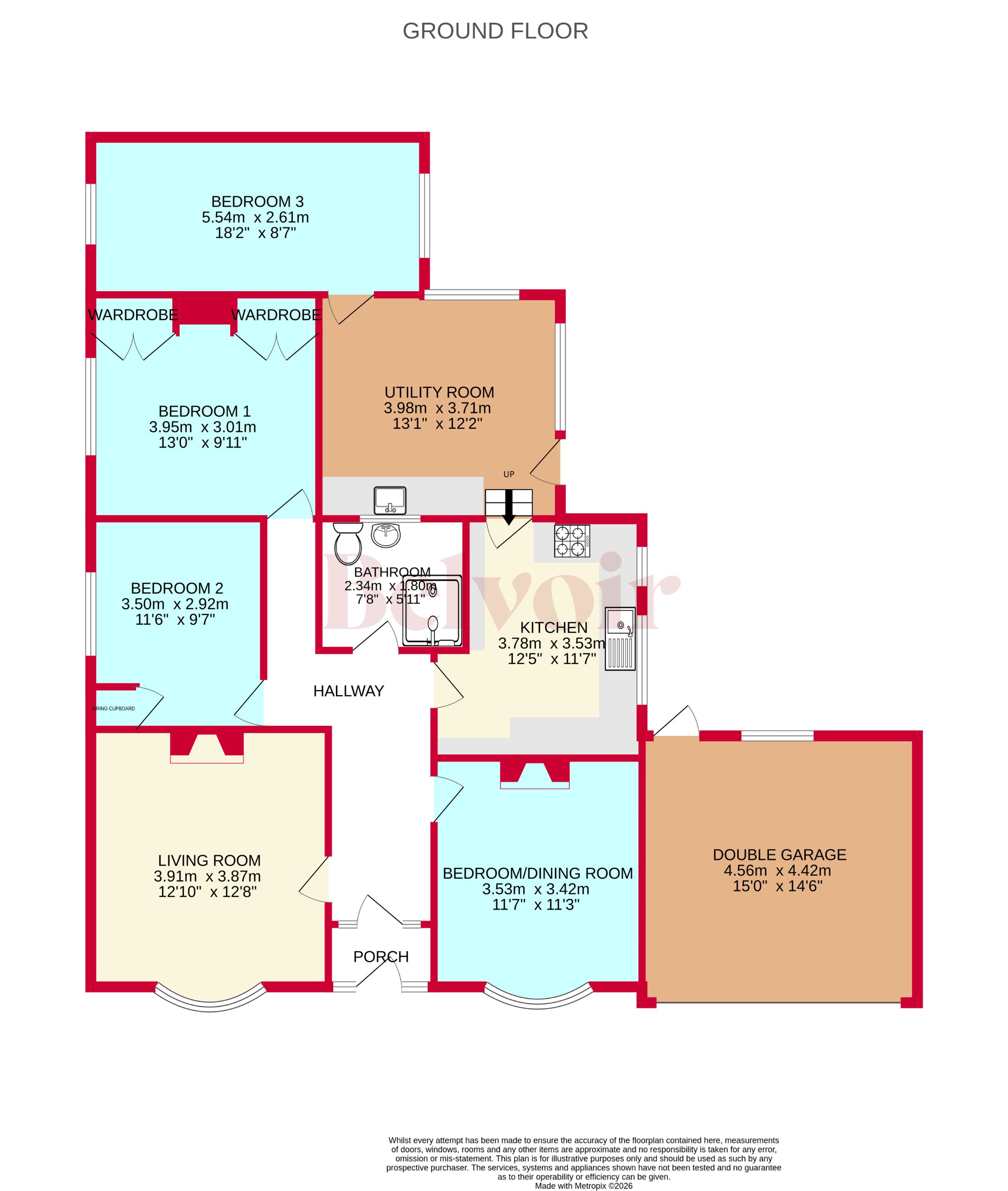 13, Sundour Crescent, Wolverhampton floorplan