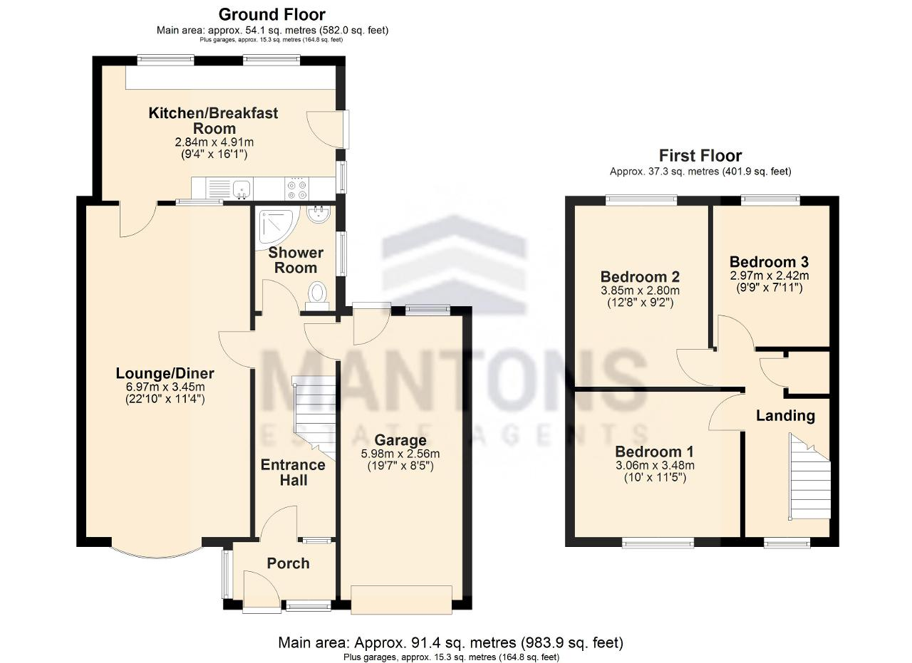 113, Norman Road, Barton Le Clay floorplan
