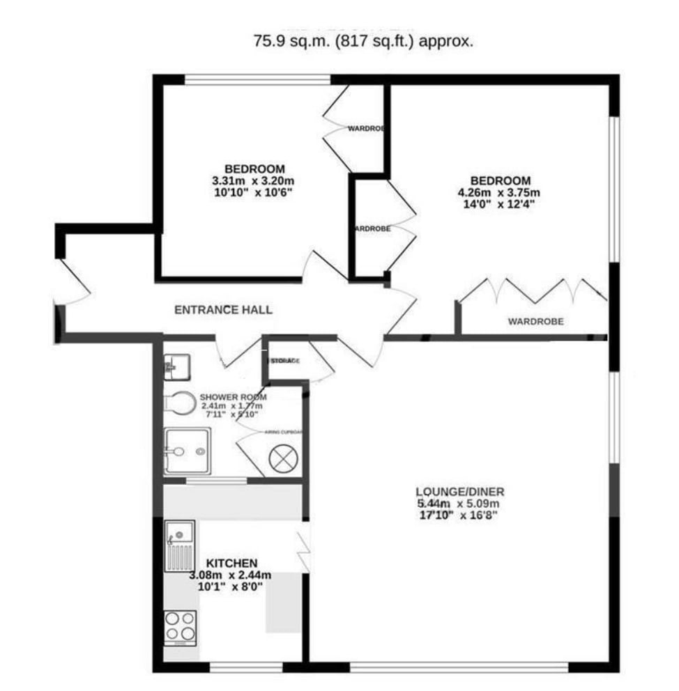 Dane Close, Seaford floorplan