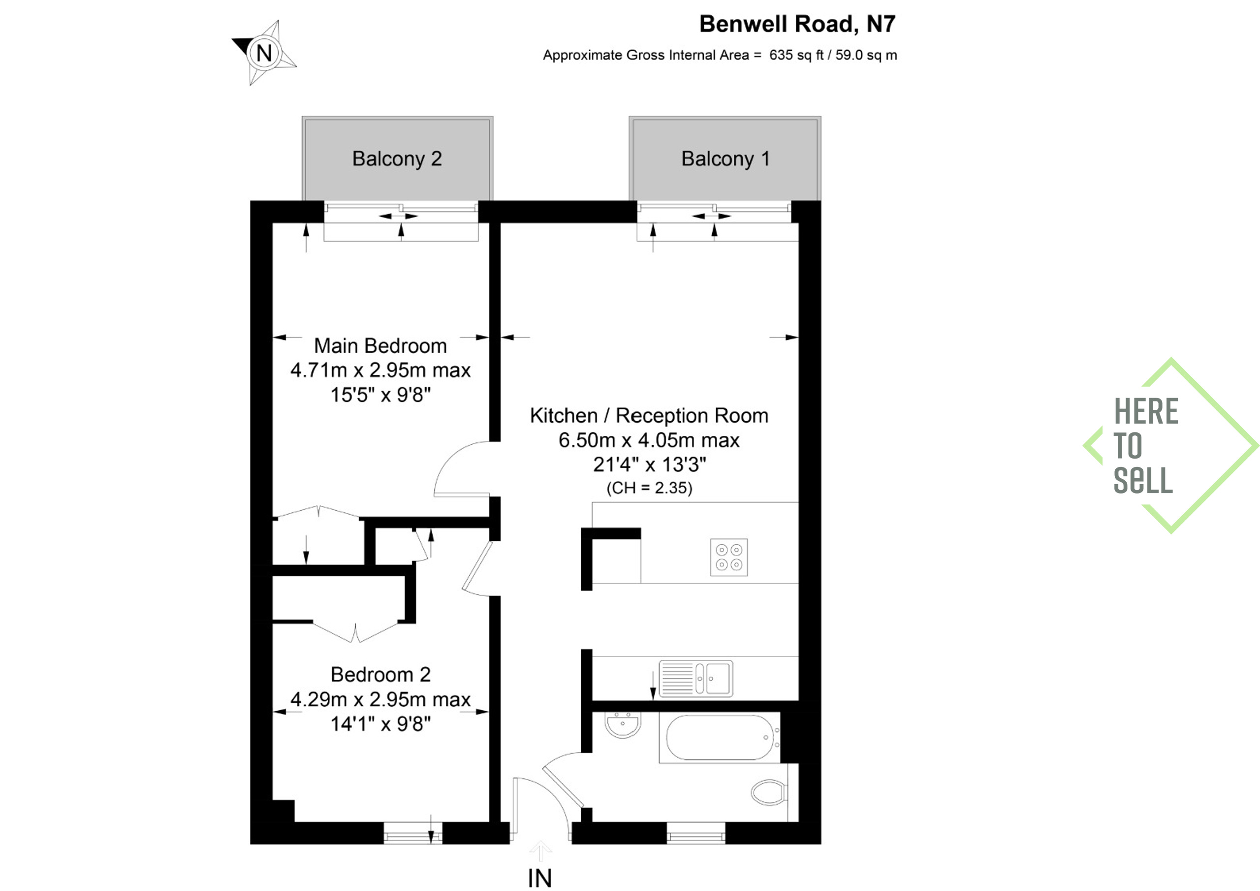 Flat 11, London floorplan