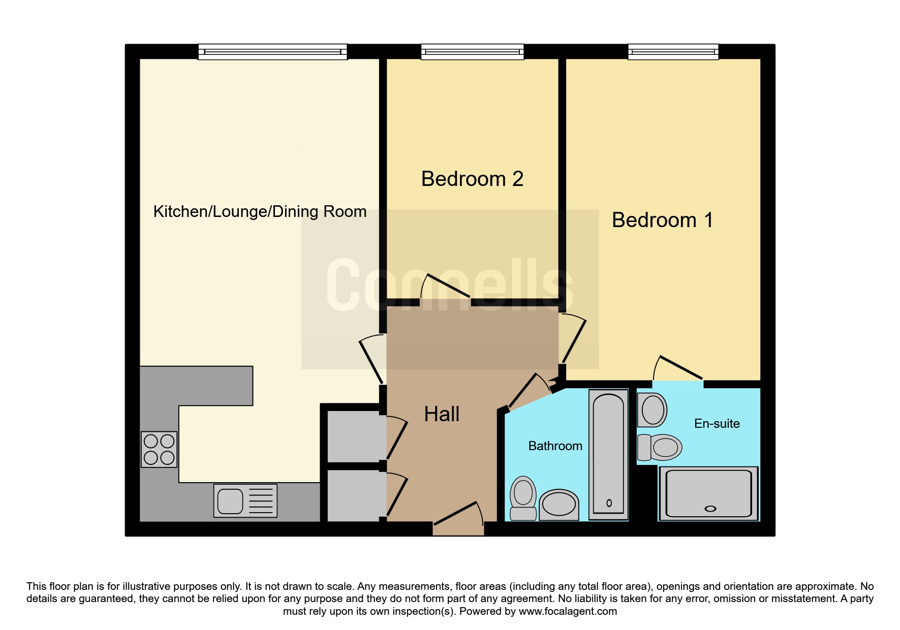 Flat 519, Alpha House, Broad Street, Northampton floorplan