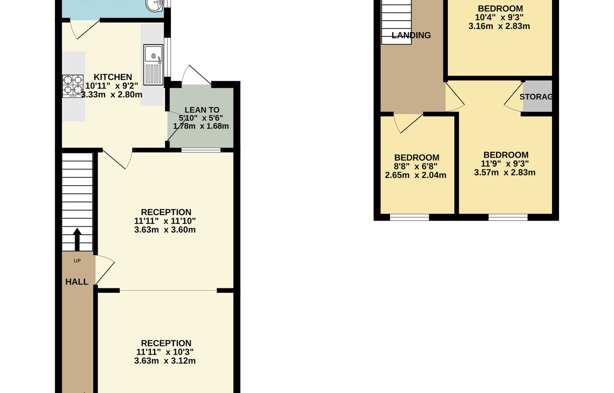 55, Fothergills Road, New Tredegar floorplan