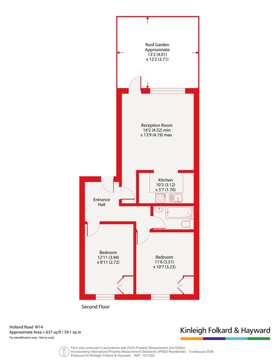 Flat 5, 54, Holland Road, London floorplan