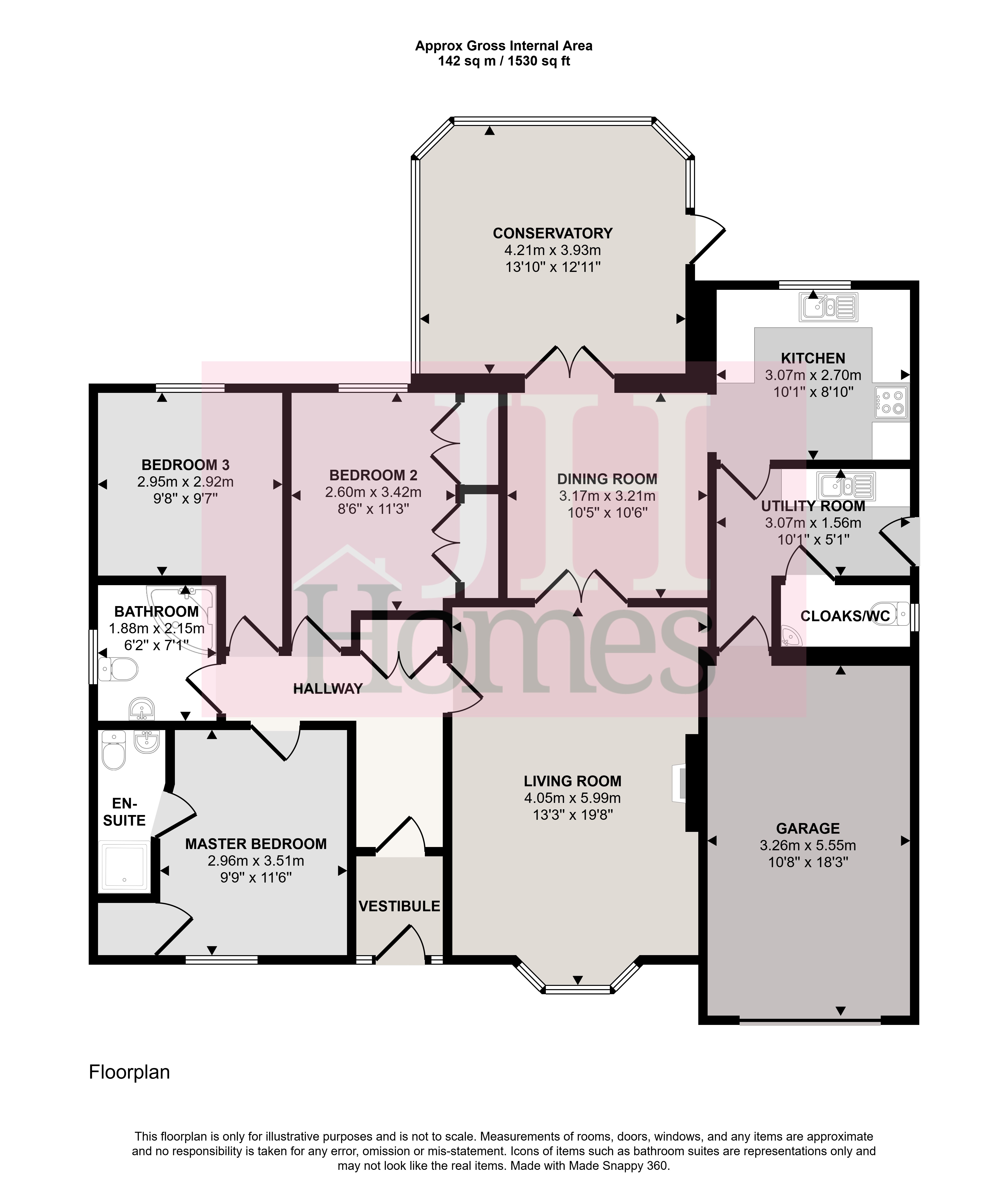 1, Teal Close, Askam-in-Furness floorplan