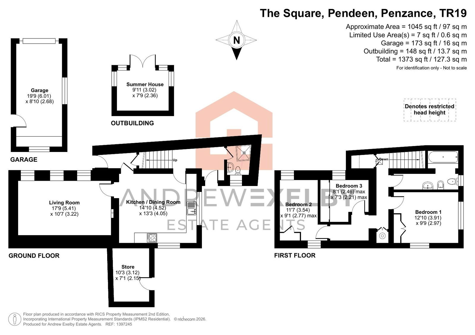 The Square,7, Penzance floorplan