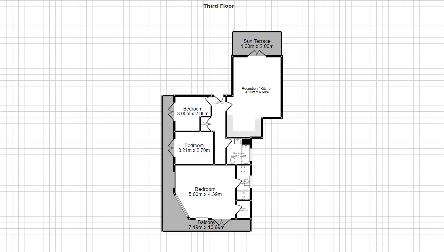 Flat 9, 555 London Road, Westcliff-on-Sea floorplan