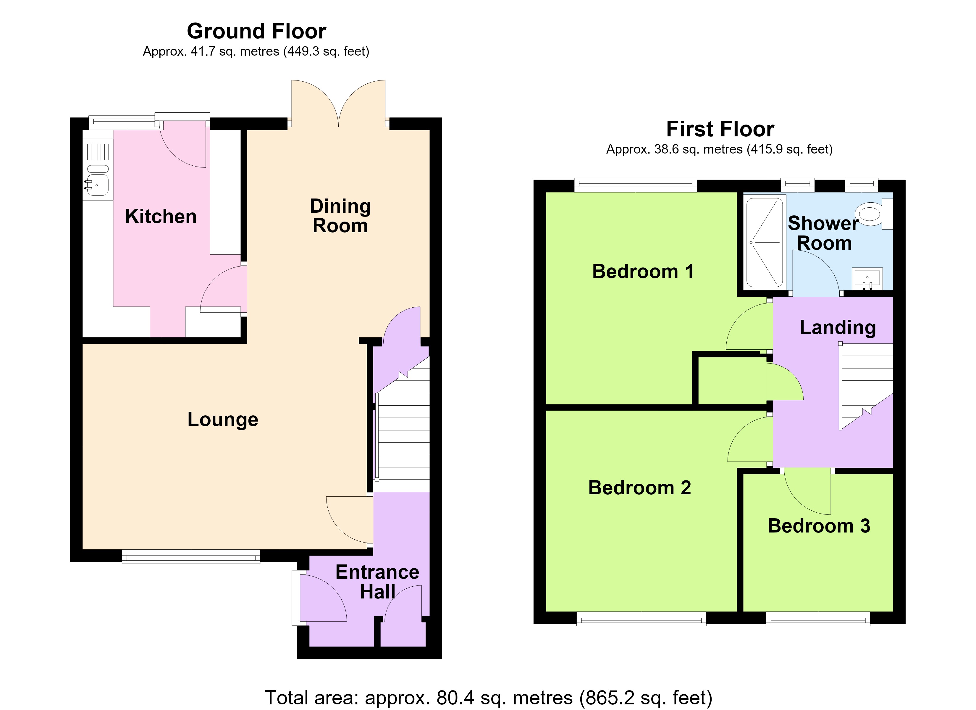 9, Bower Close, Holbury floorplan