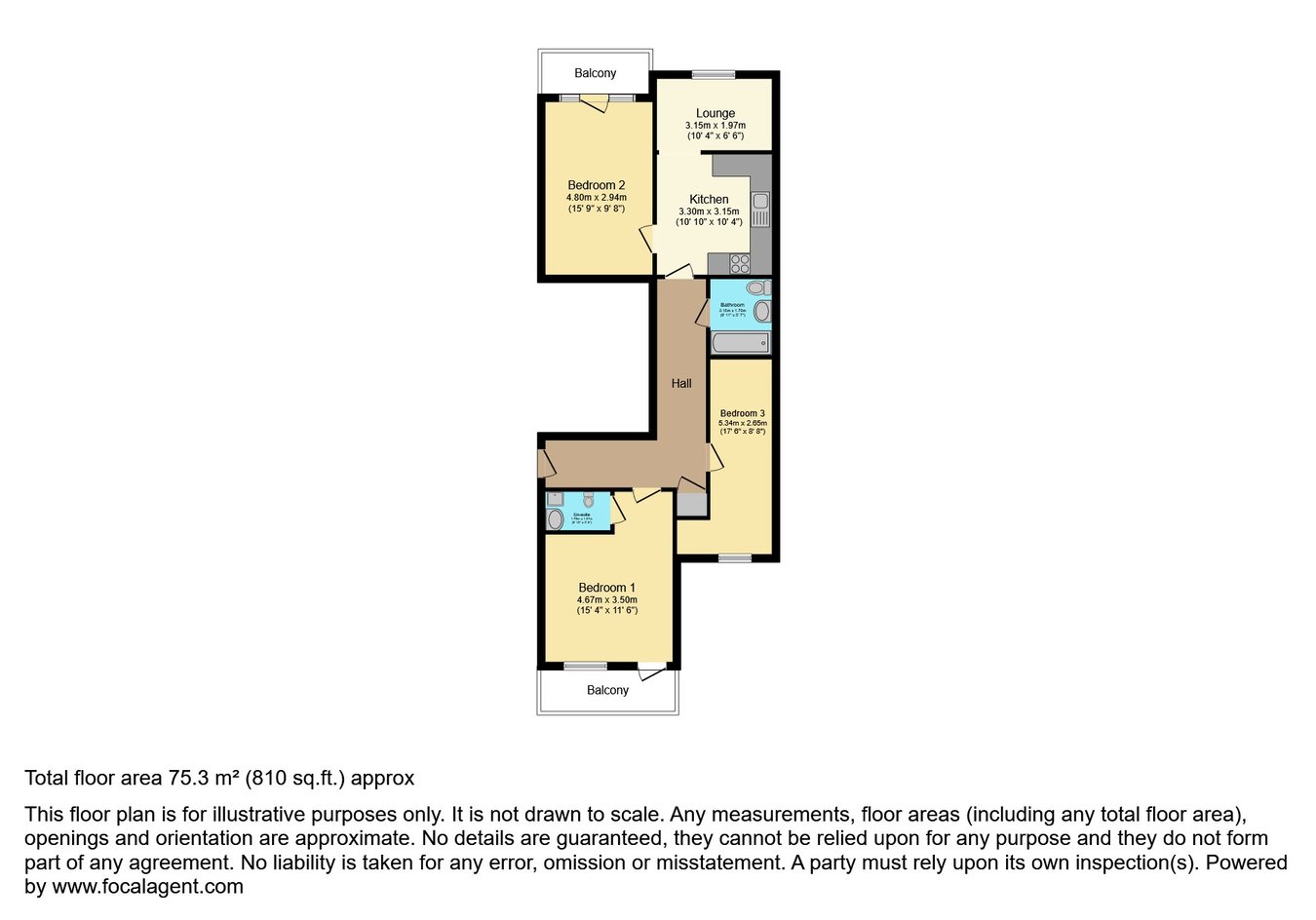45, St Andrews Close, Canterbury floorplan