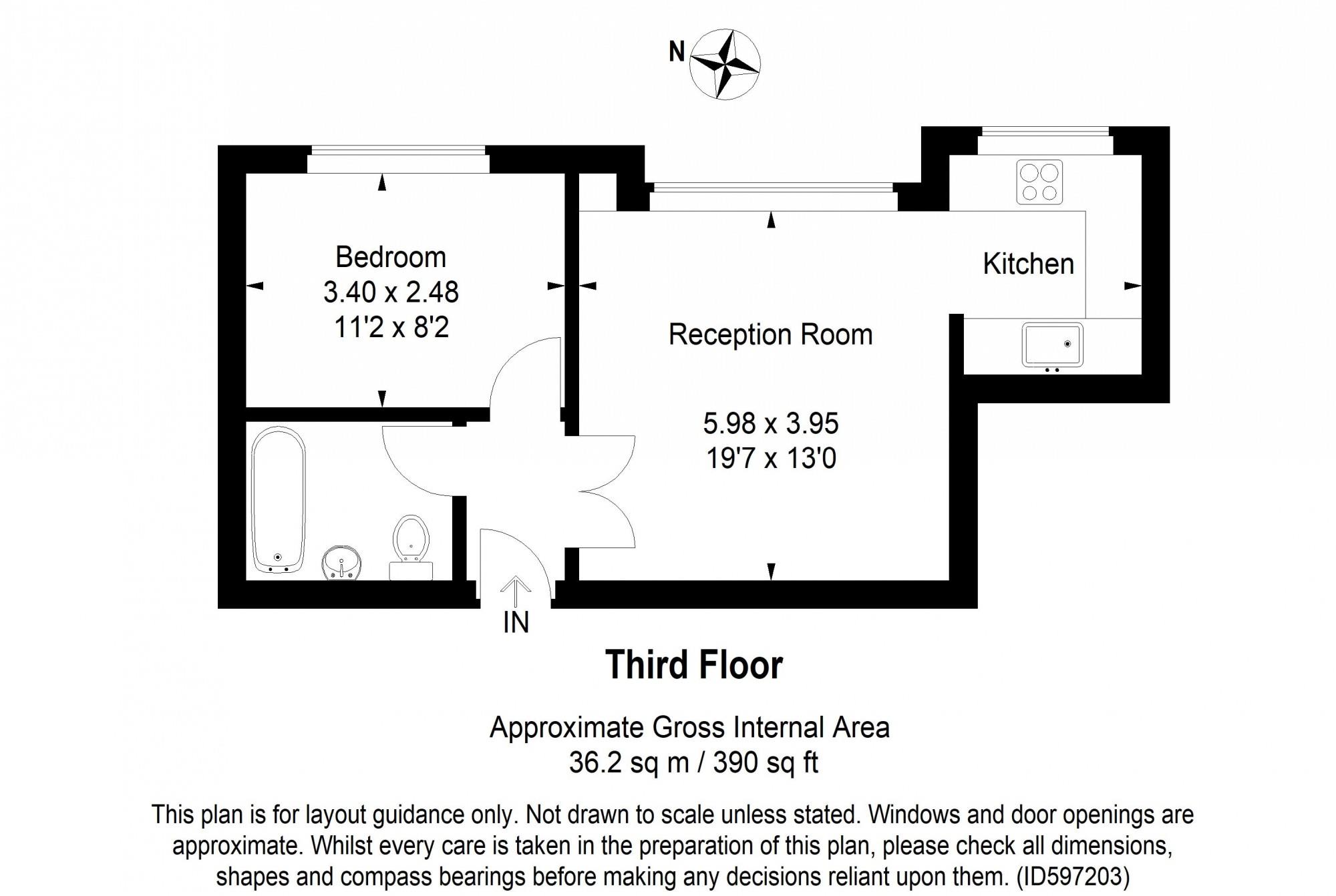 Flat 17, Wilton Road, London floorplan