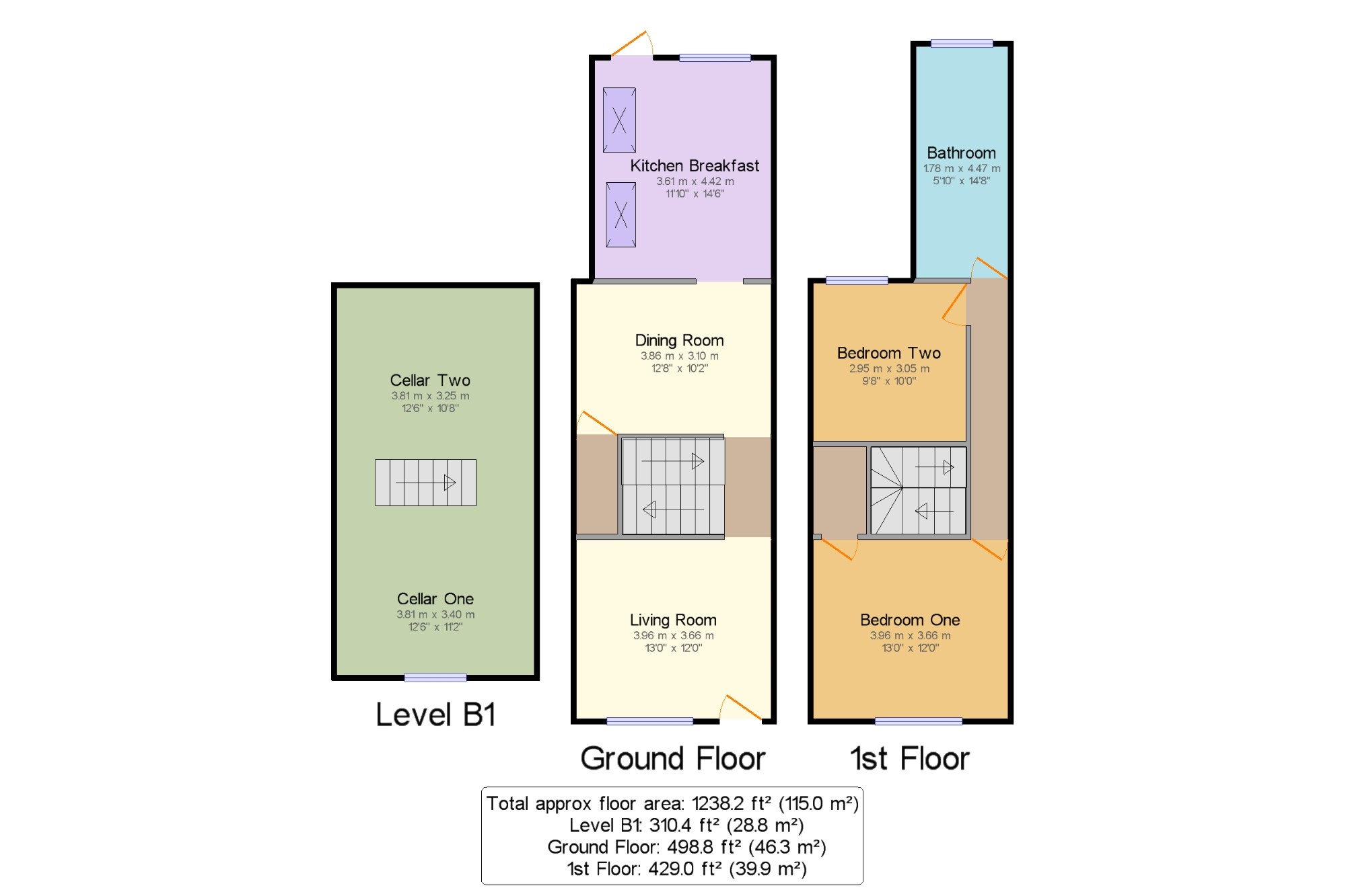 2 Bedrooms Terraced house for sale in Penenden Street, Maidstone, Kent, . ME14