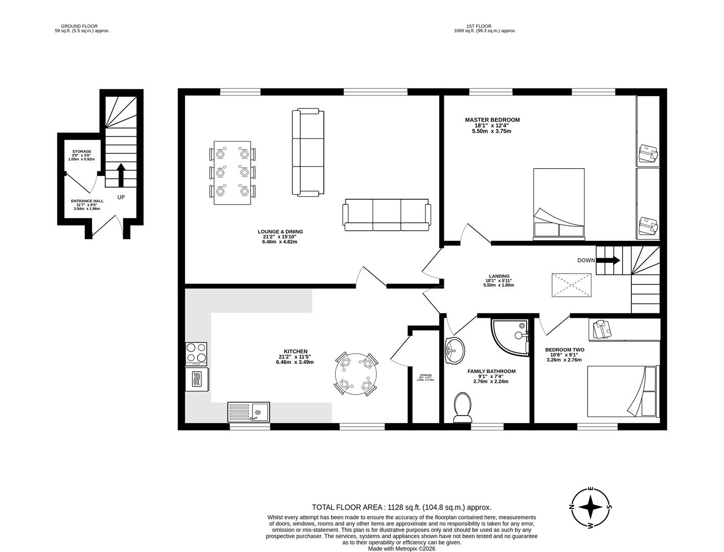 10, Chestnut Court, Leyland floorplan