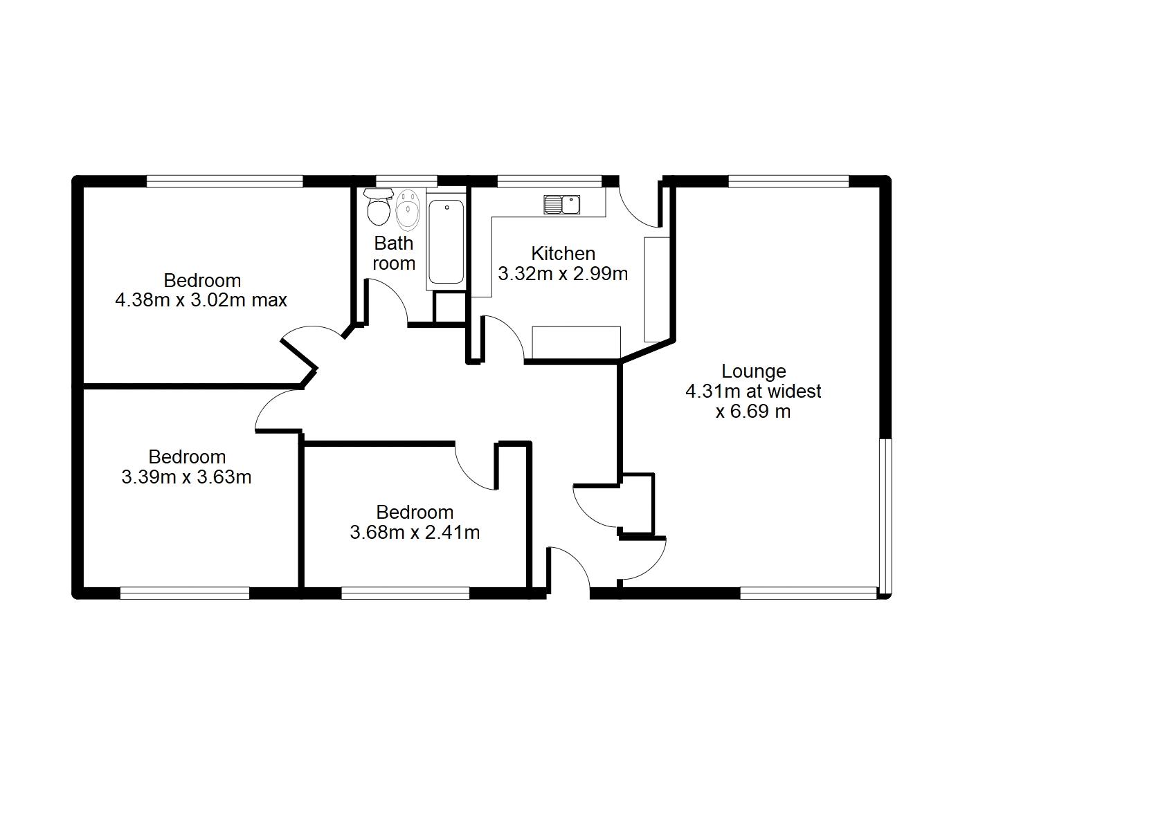 Bel-Ombre, Milton Street, Brixham floorplan