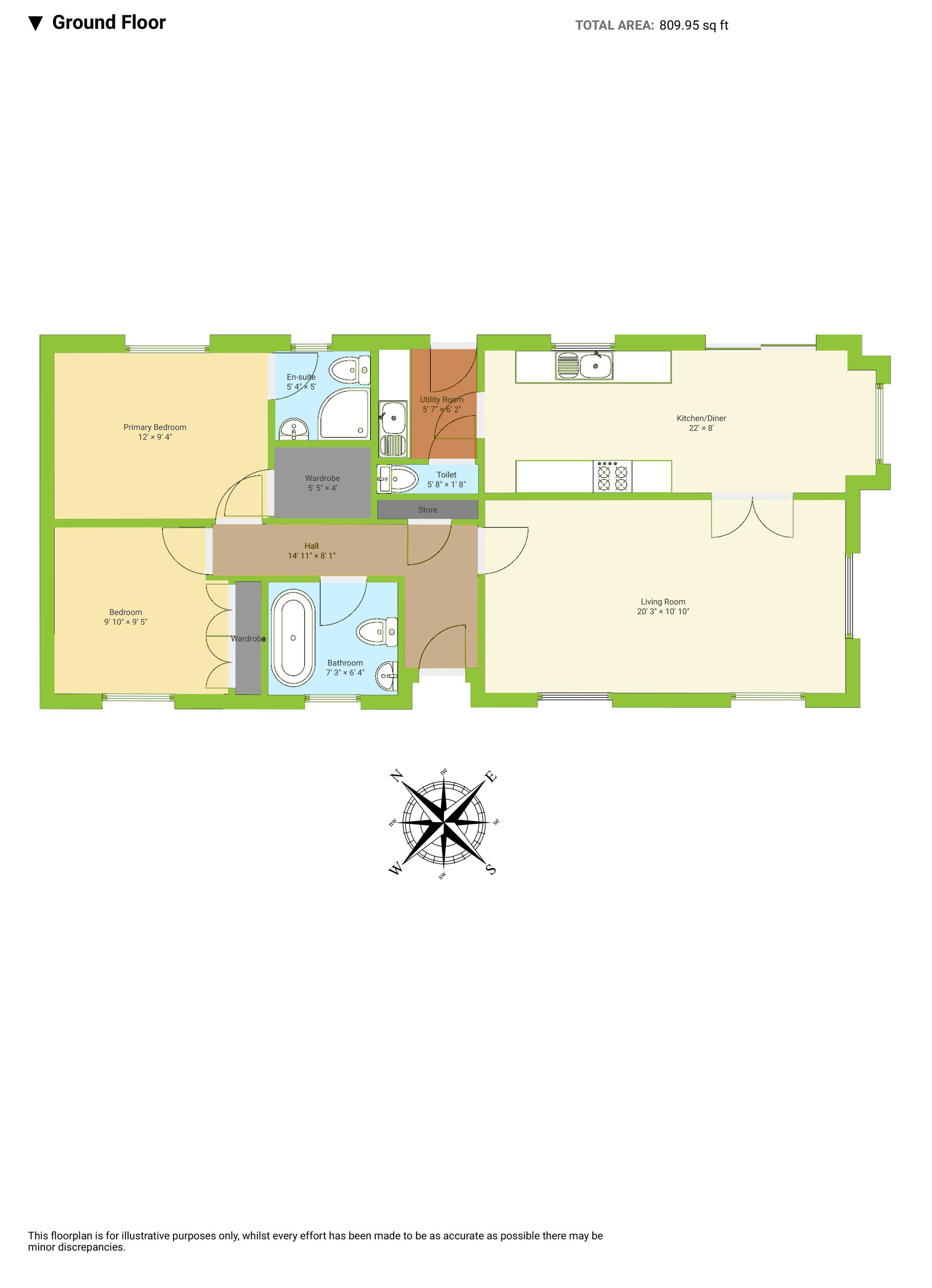 34 Pont Pentre Park, Pontypridd floorplan