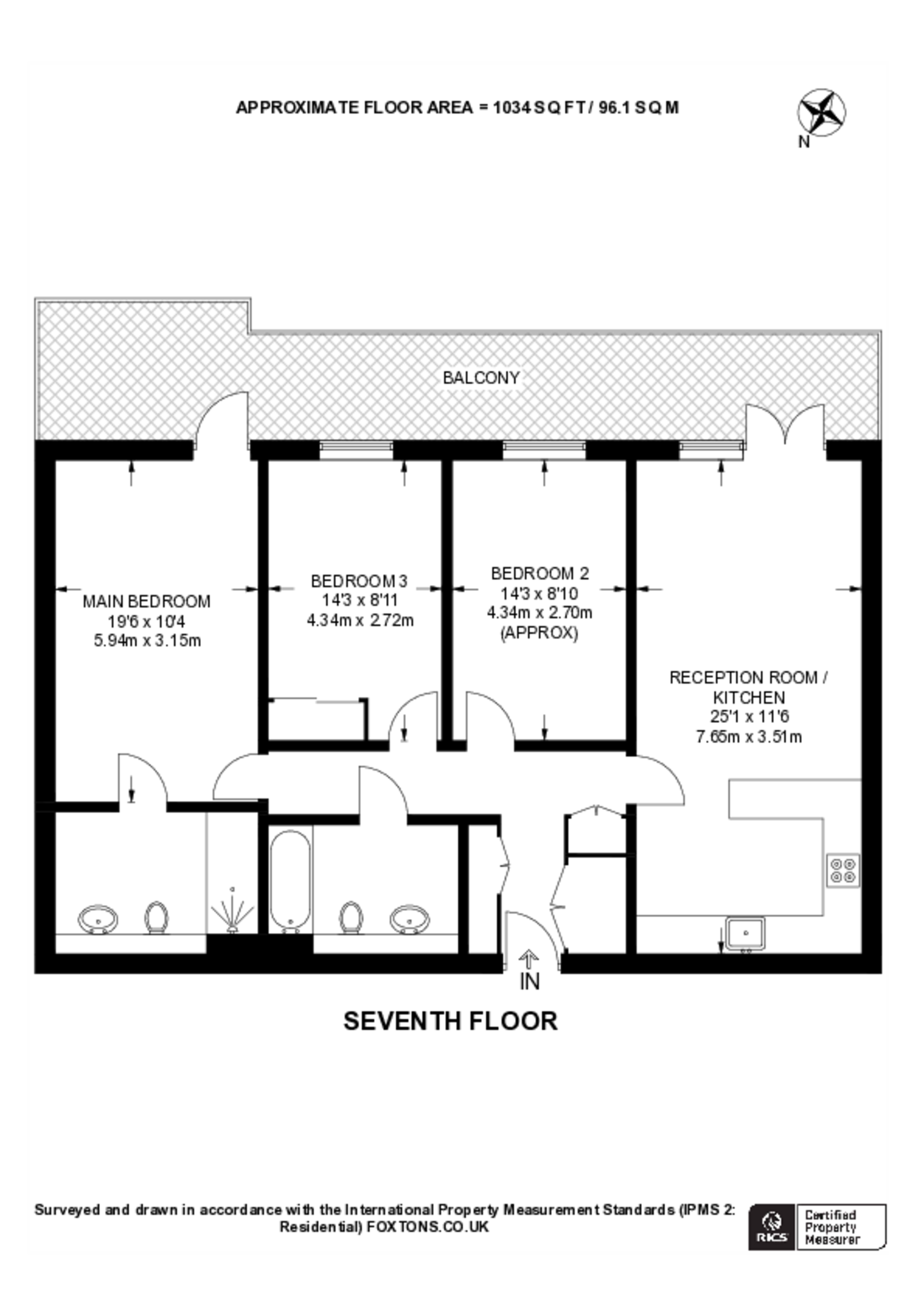 Stanley Road, Wimbledon floorplan