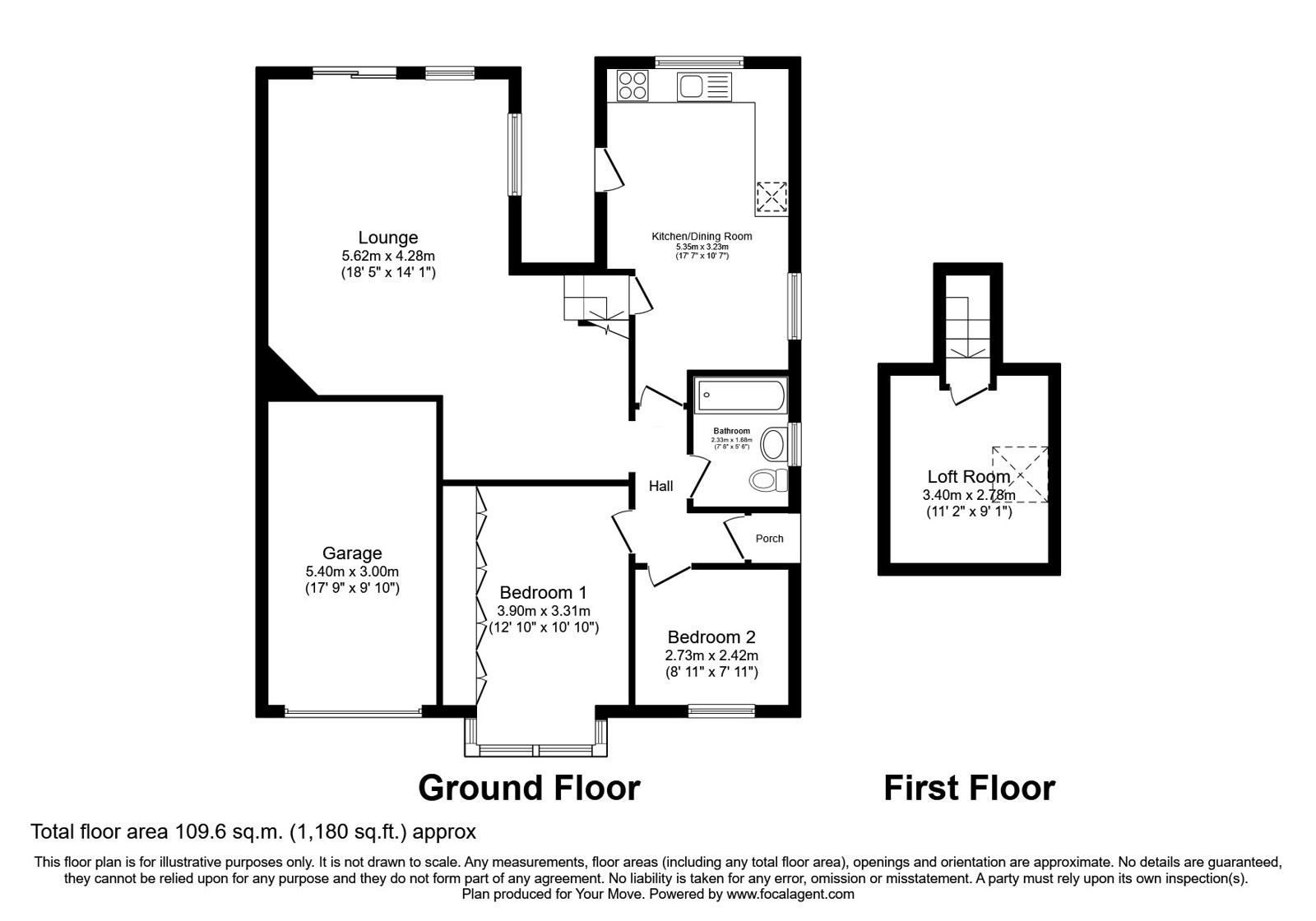 532, Rochdale Road, Oldham floorplan