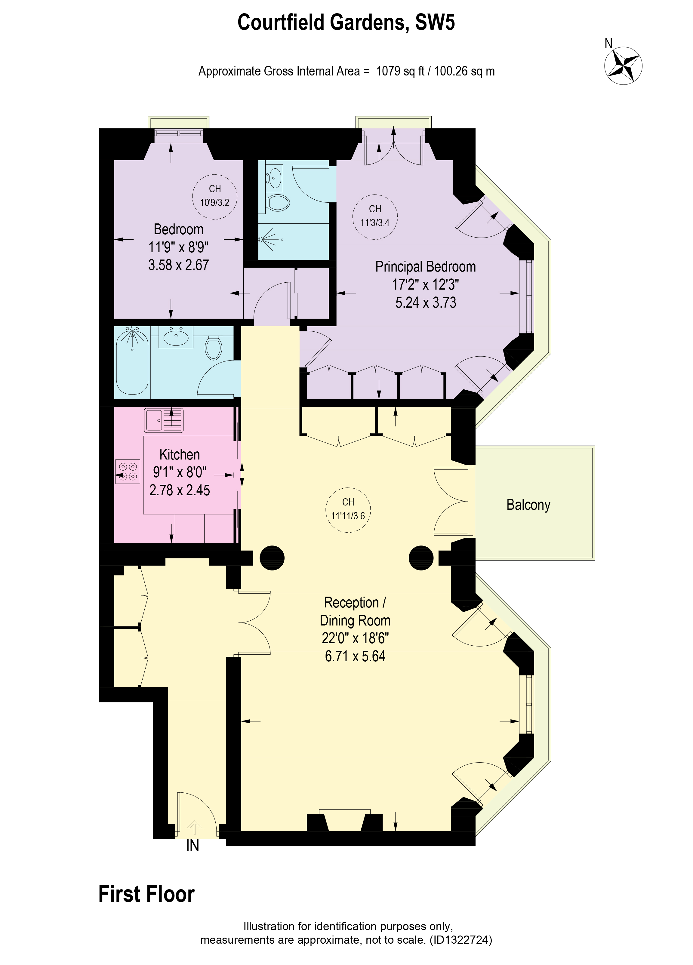 39, Courtfield Gardens, London floorplan