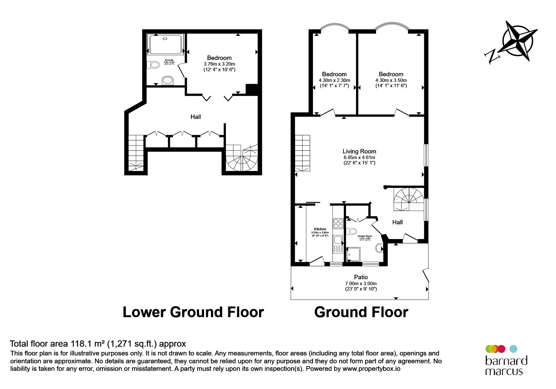 50, North Worple Way, London floorplan