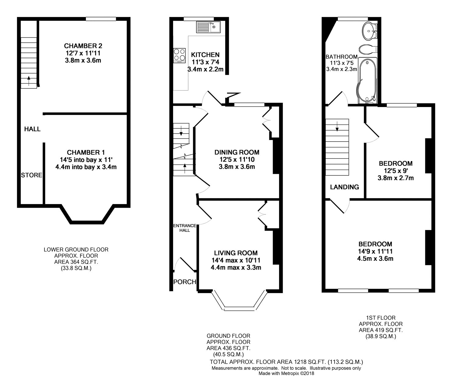 36, Byrom Street, Cheshire floorplan