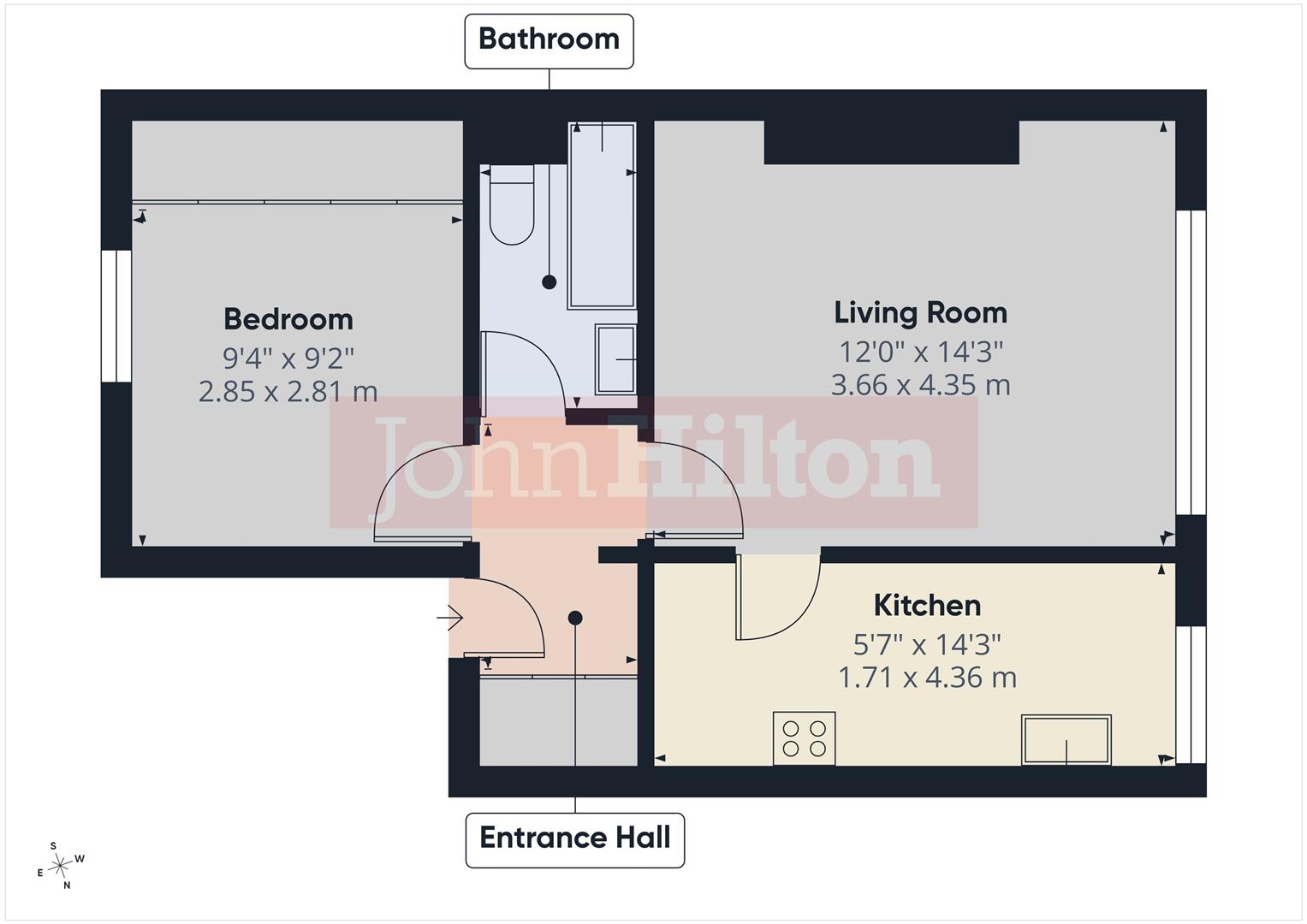 Flat 4, 36, Eaton Place, Brighton floorplan