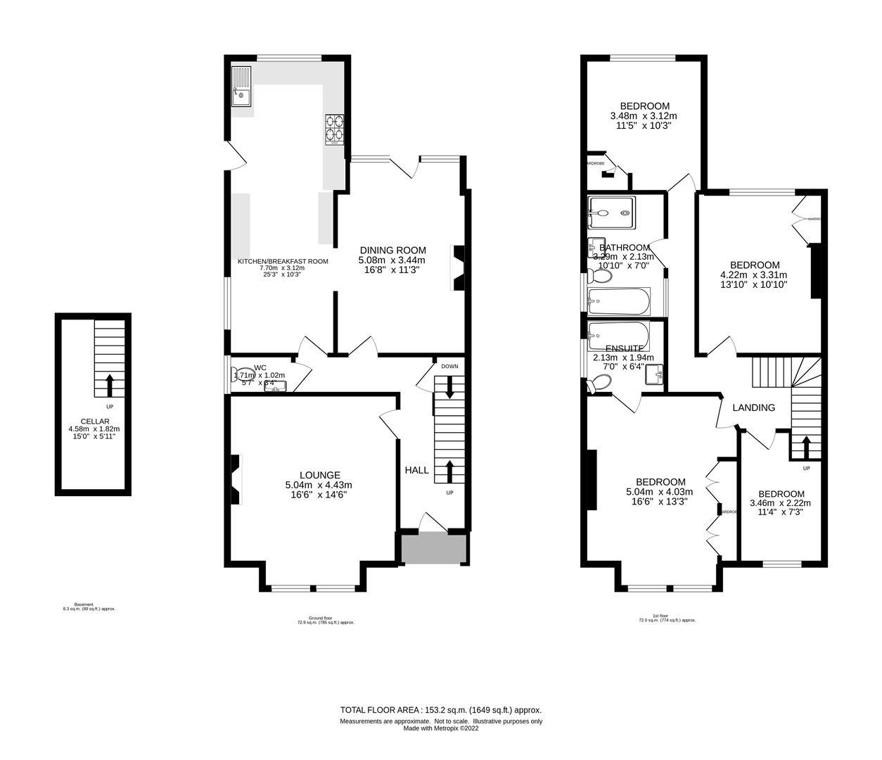 Onslow Gardens, Wallington floorplan