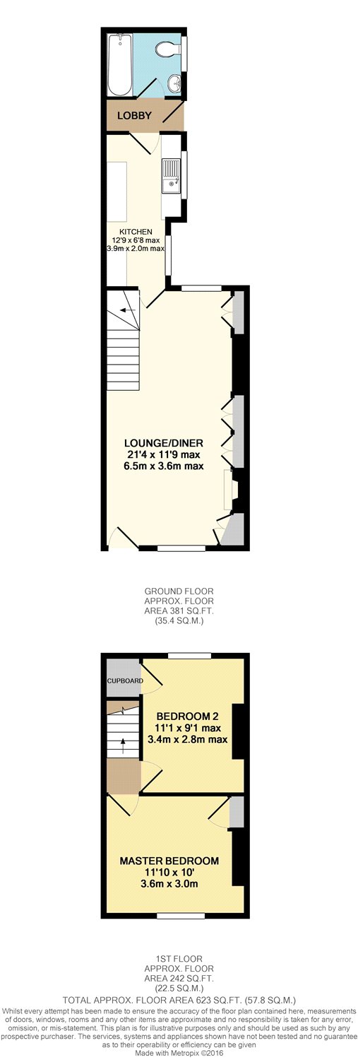 2 Bedrooms Terraced house to rent in Hillsborough Terrace, York YO30