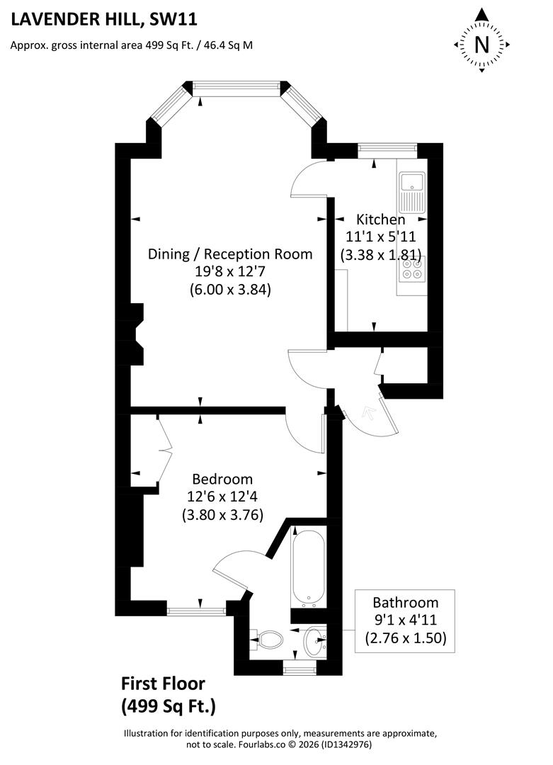 Lavender Hill, London floorplan