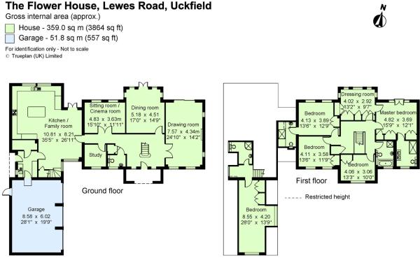 6 Bedrooms Detached house for sale in Lewes Road, Blackboys, Uckfield TN22