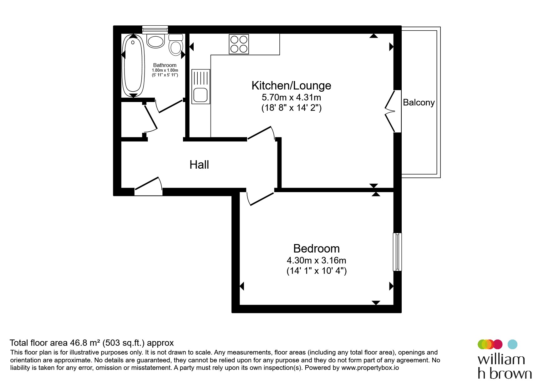 21, Hardy Close, Chelmsford floorplan