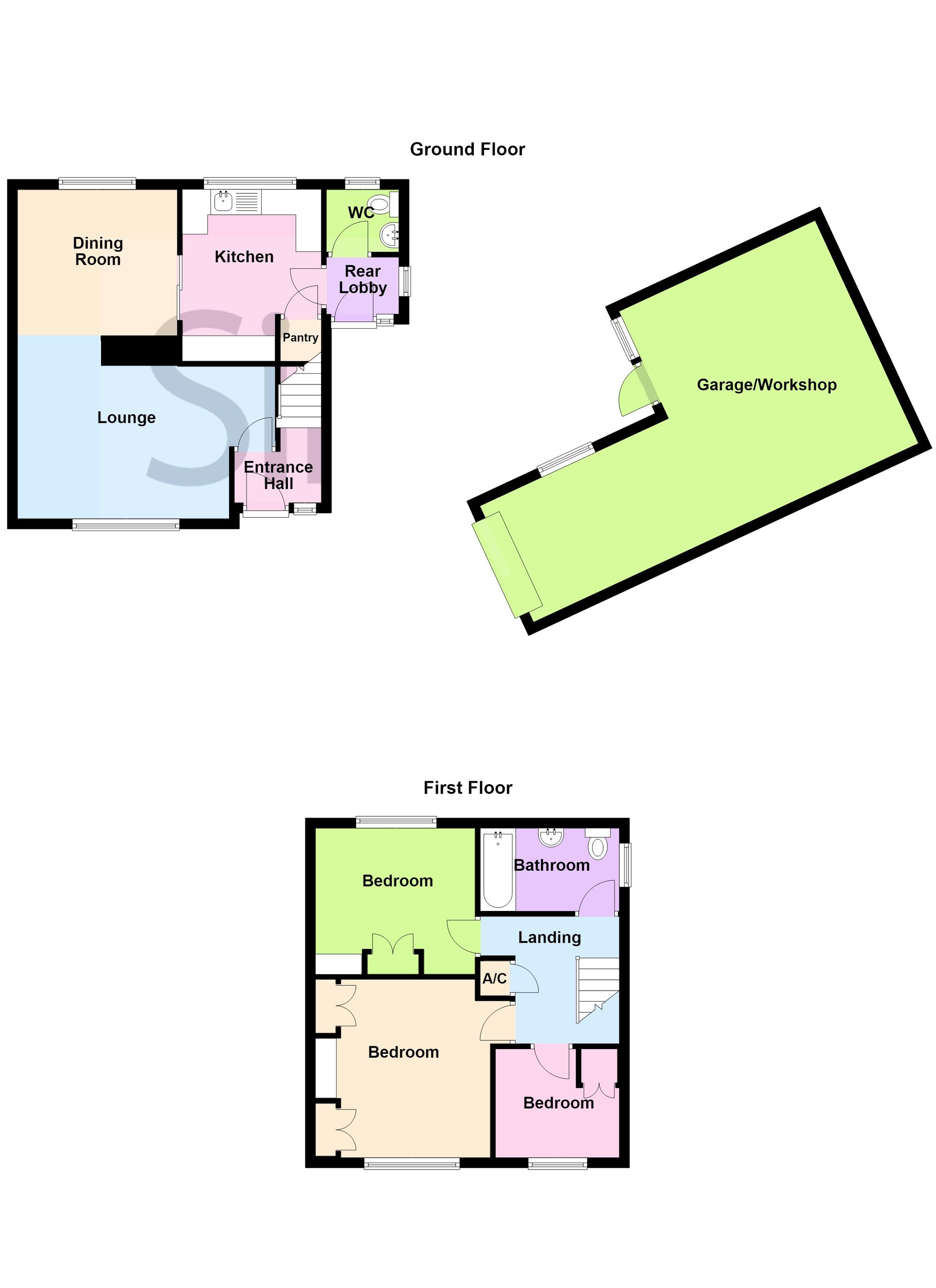 16 Preston Close, Markfield floorplan