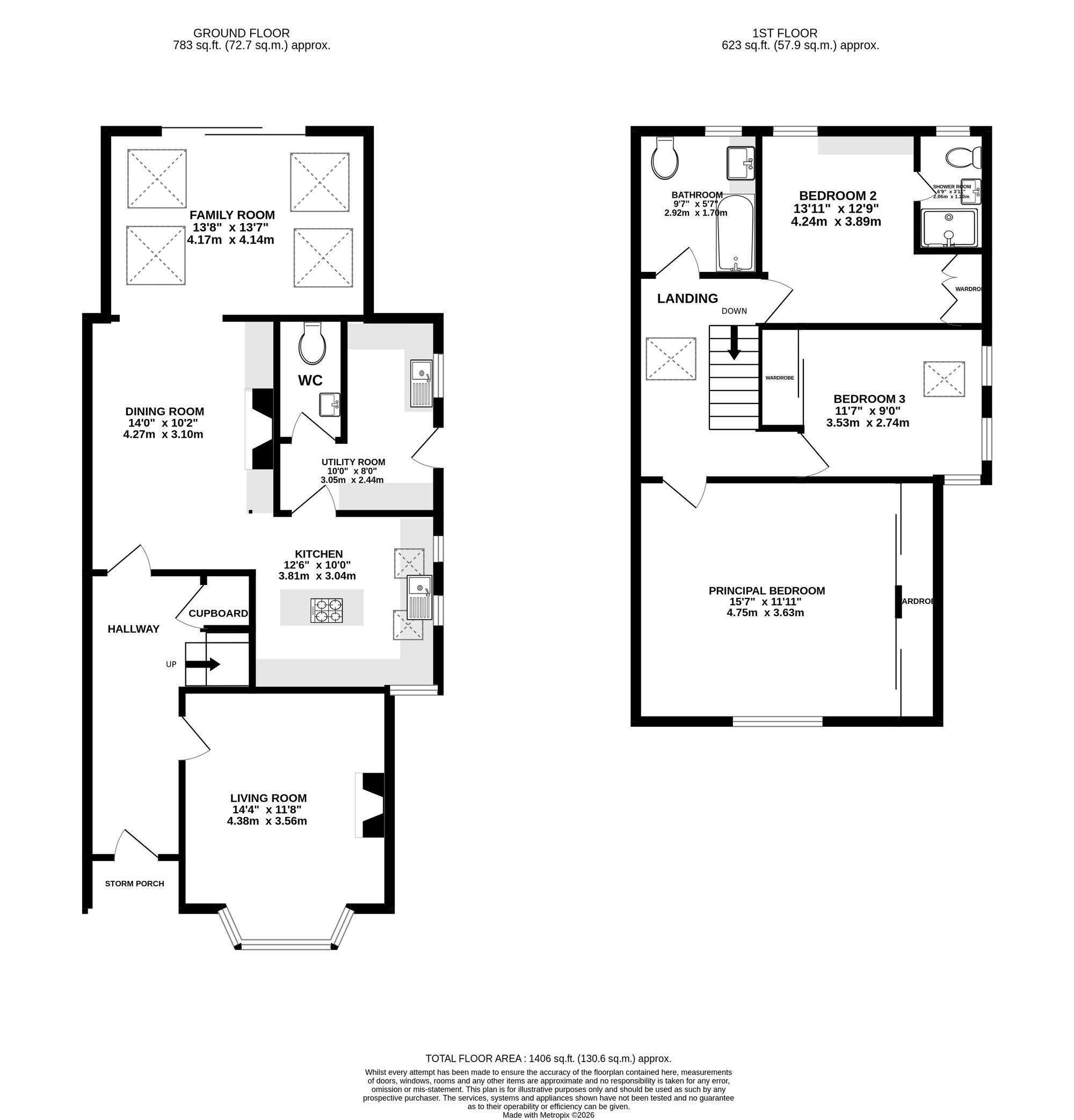 27 Bridgefield Avenue, Wilmslow floorplan