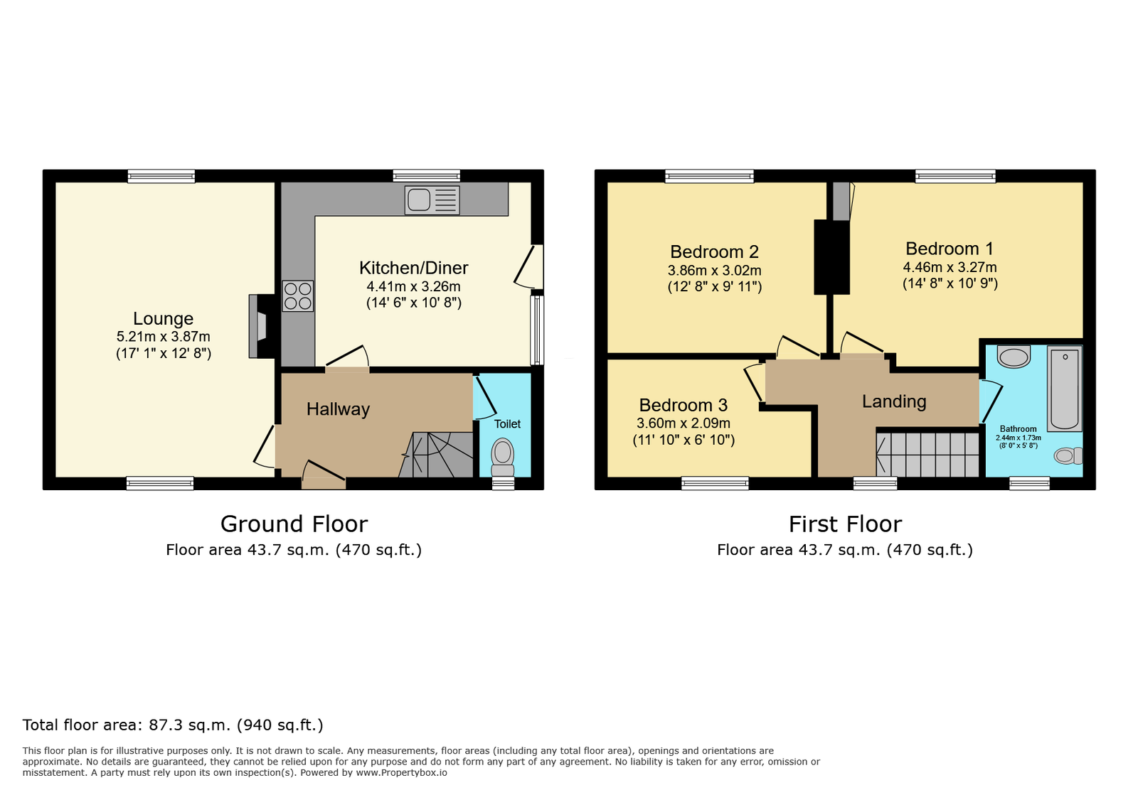 67, Tombridge Crescent, Pontefract floorplan