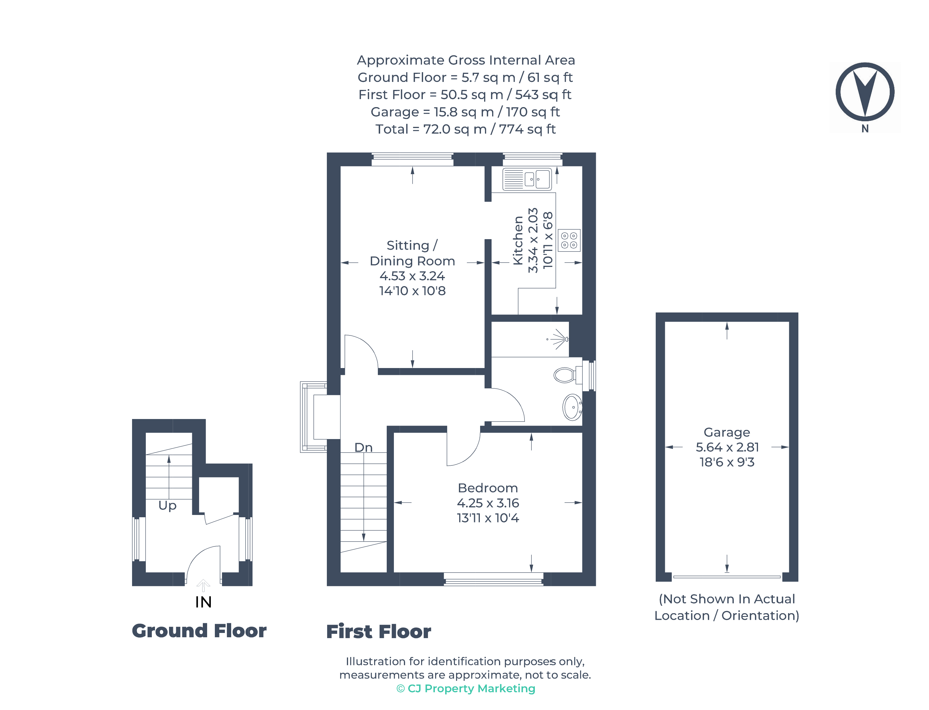 7, Kiln Close, Berkhamsted floorplan