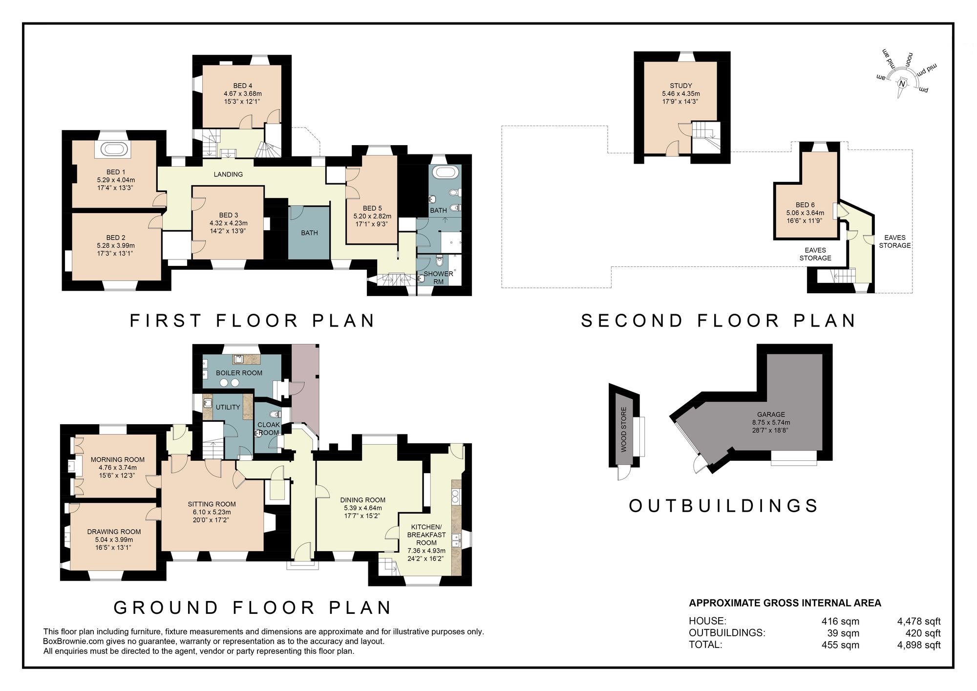 Old Manor Farm House, Broadway floorplan