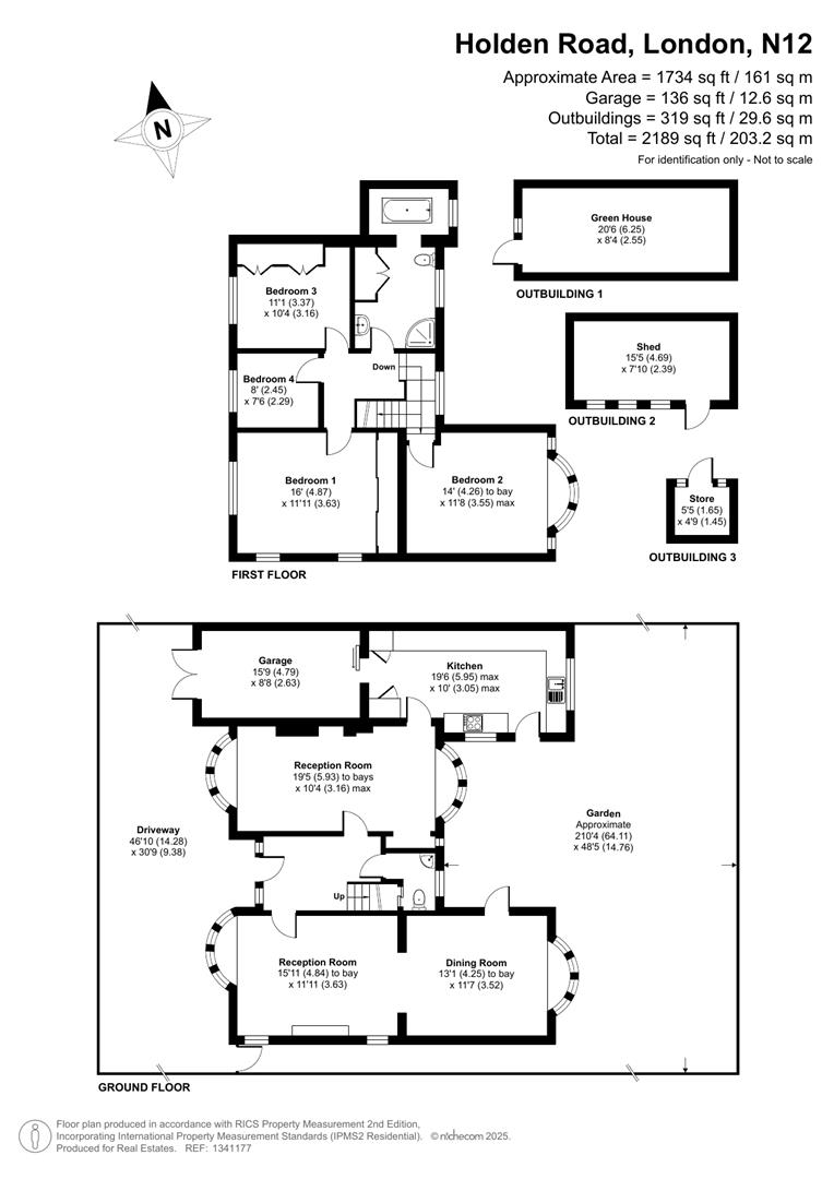 96, Holden Road, Woodside Park floorplan