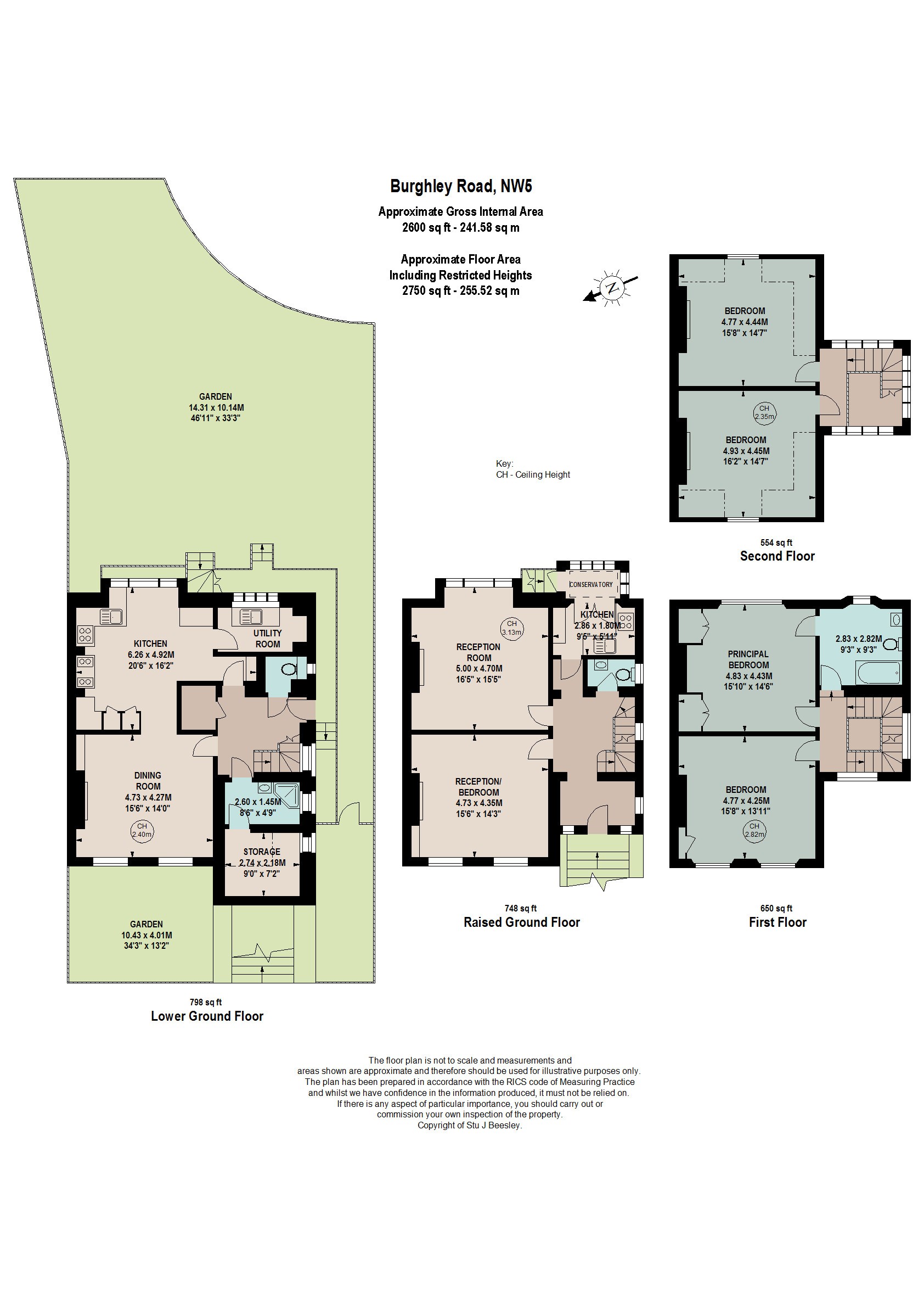 18, Burghley Road, London floorplan