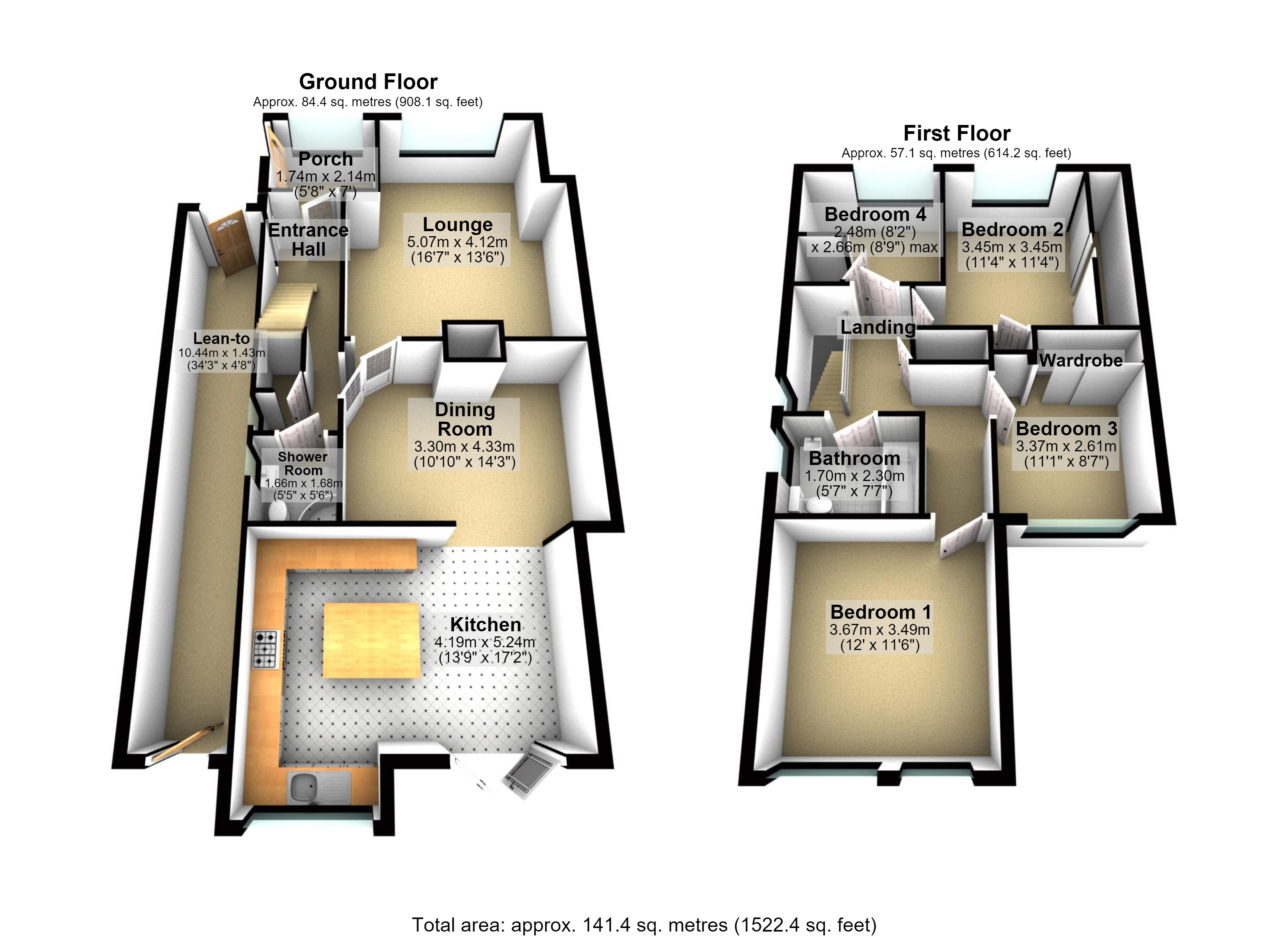 18, Holden Avenue, Aston-On-Trent floorplan