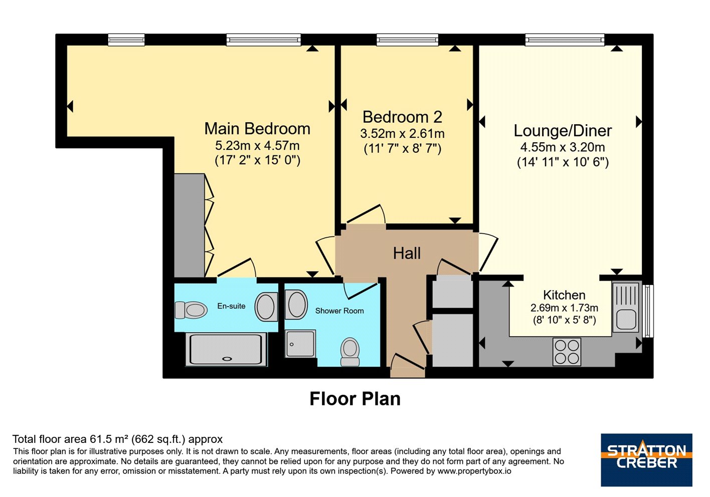 Quay Street, Cornwall floorplan