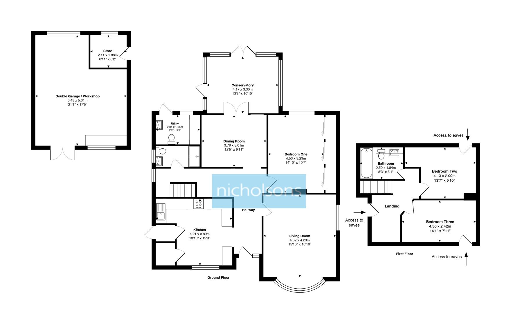 215, Reading Road South, Fleet floorplan