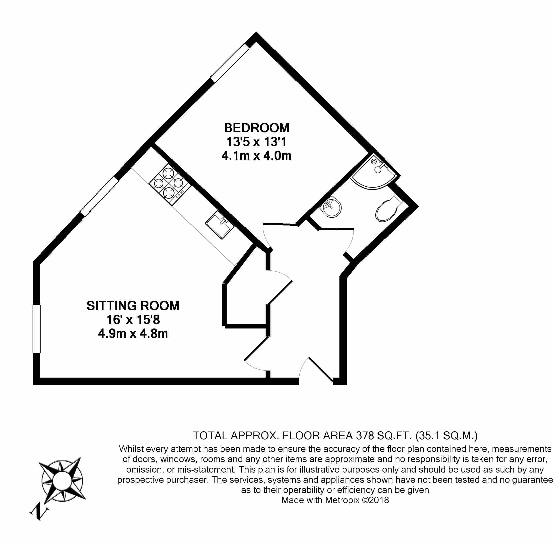 1 Bedrooms Flat for sale in Philip Street, Bath BA1