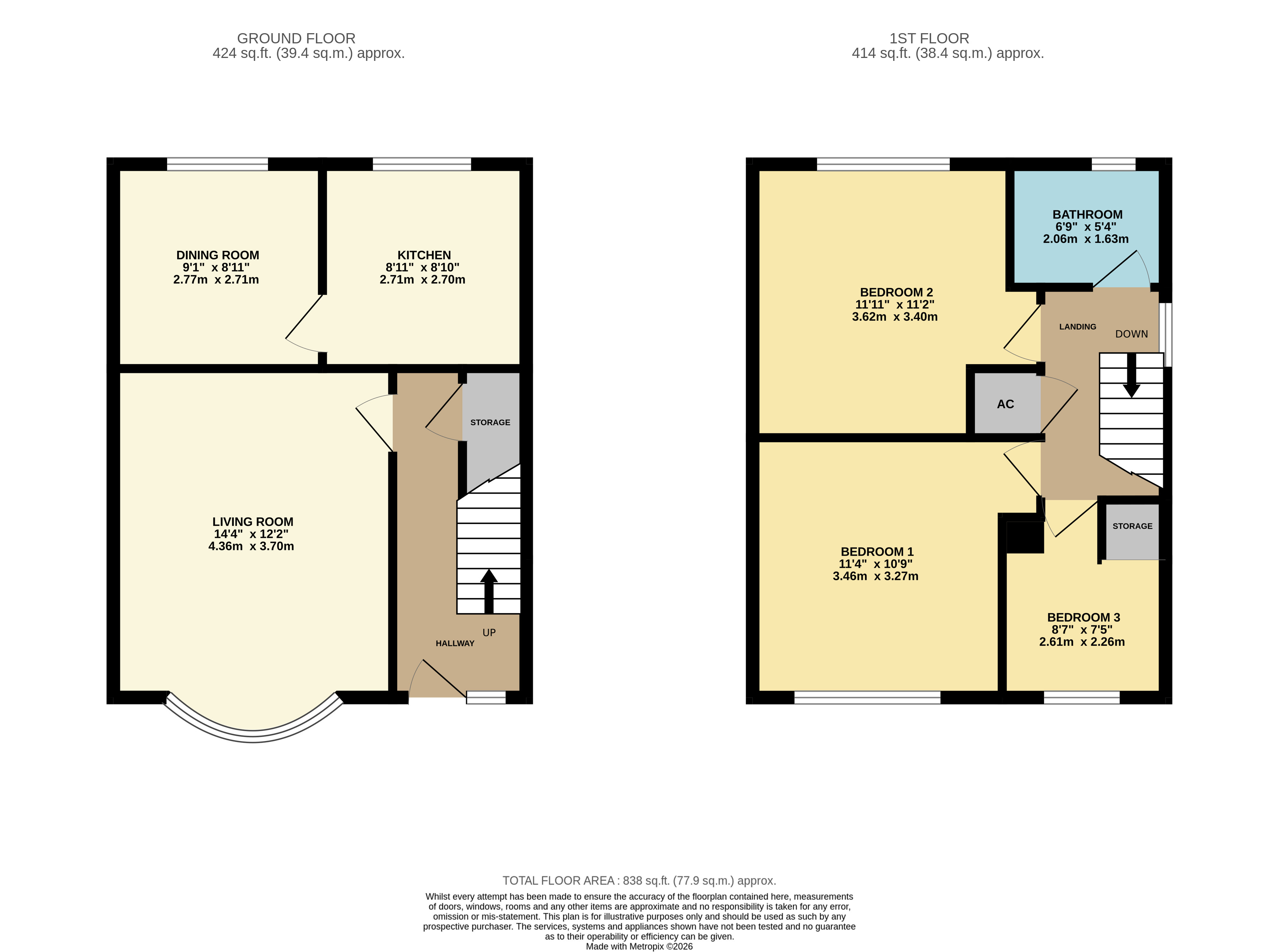 2, Morleyfields Close, Ripley floorplan