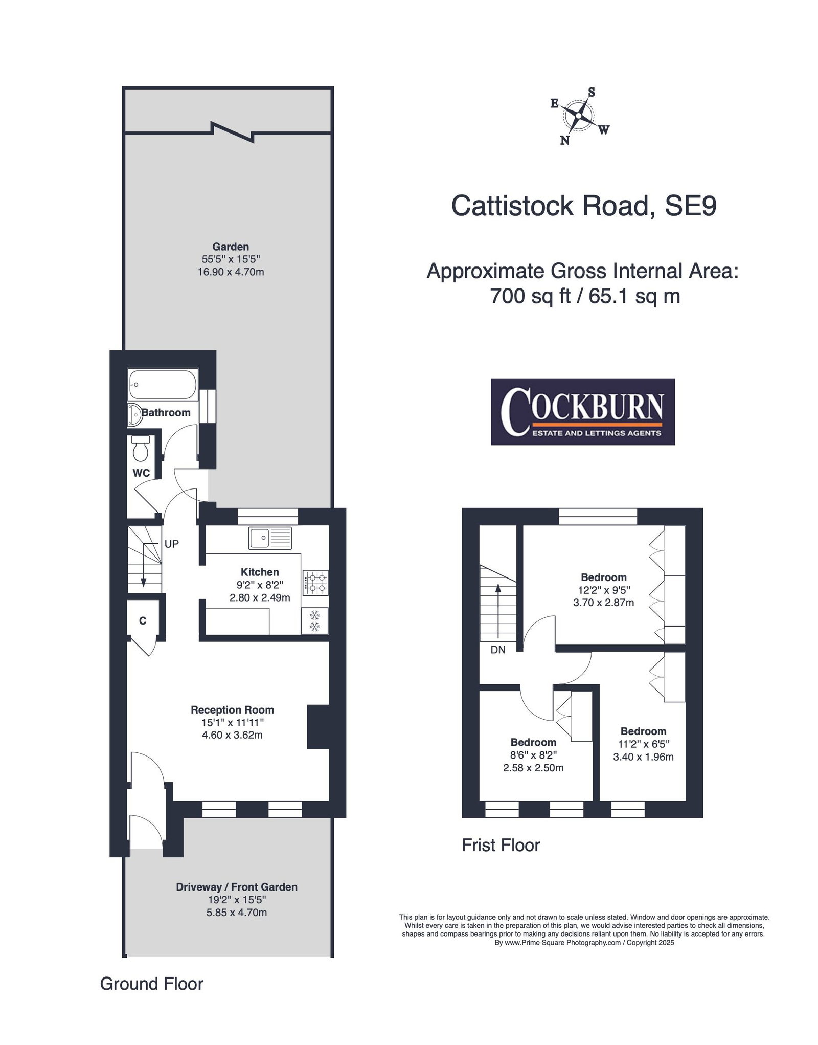 56, Cattistock Road, London floorplan
