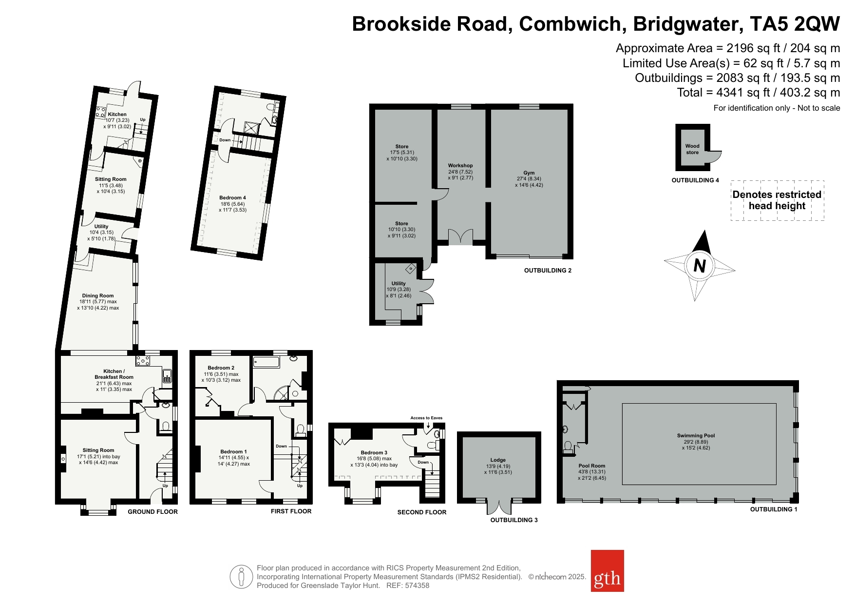34, Brookside Road, Bridgwater floorplan