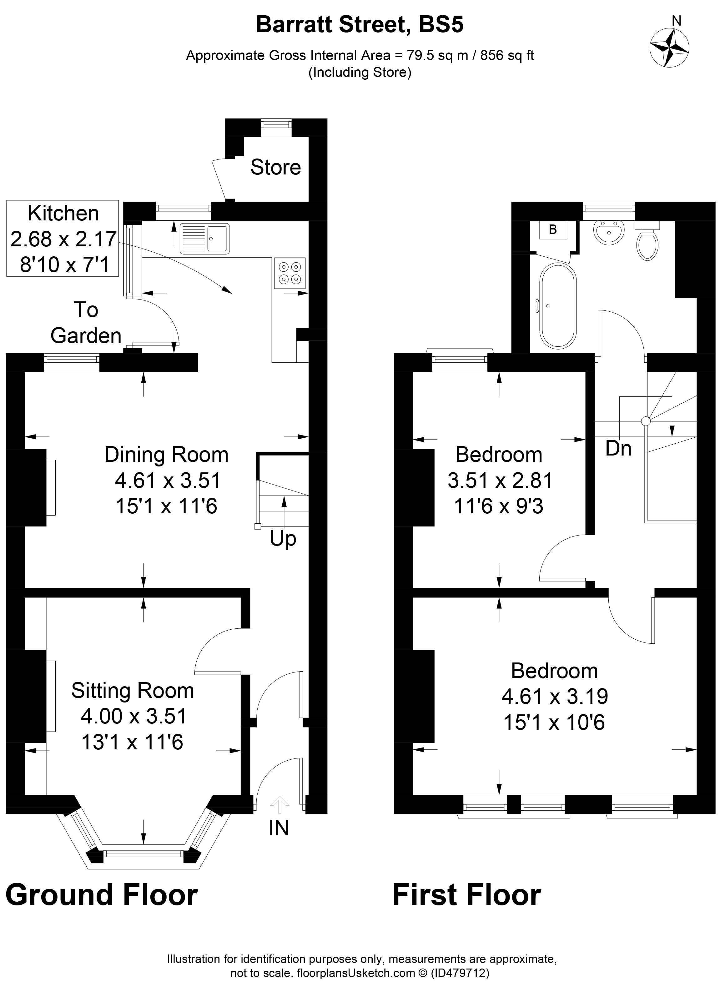 2 Bedrooms Terraced house for sale in Barratt Street, Bristol BS5