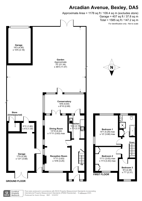 Free property report 53 Arcadian Avenue, Bexley, DA5 1JN Chimnie