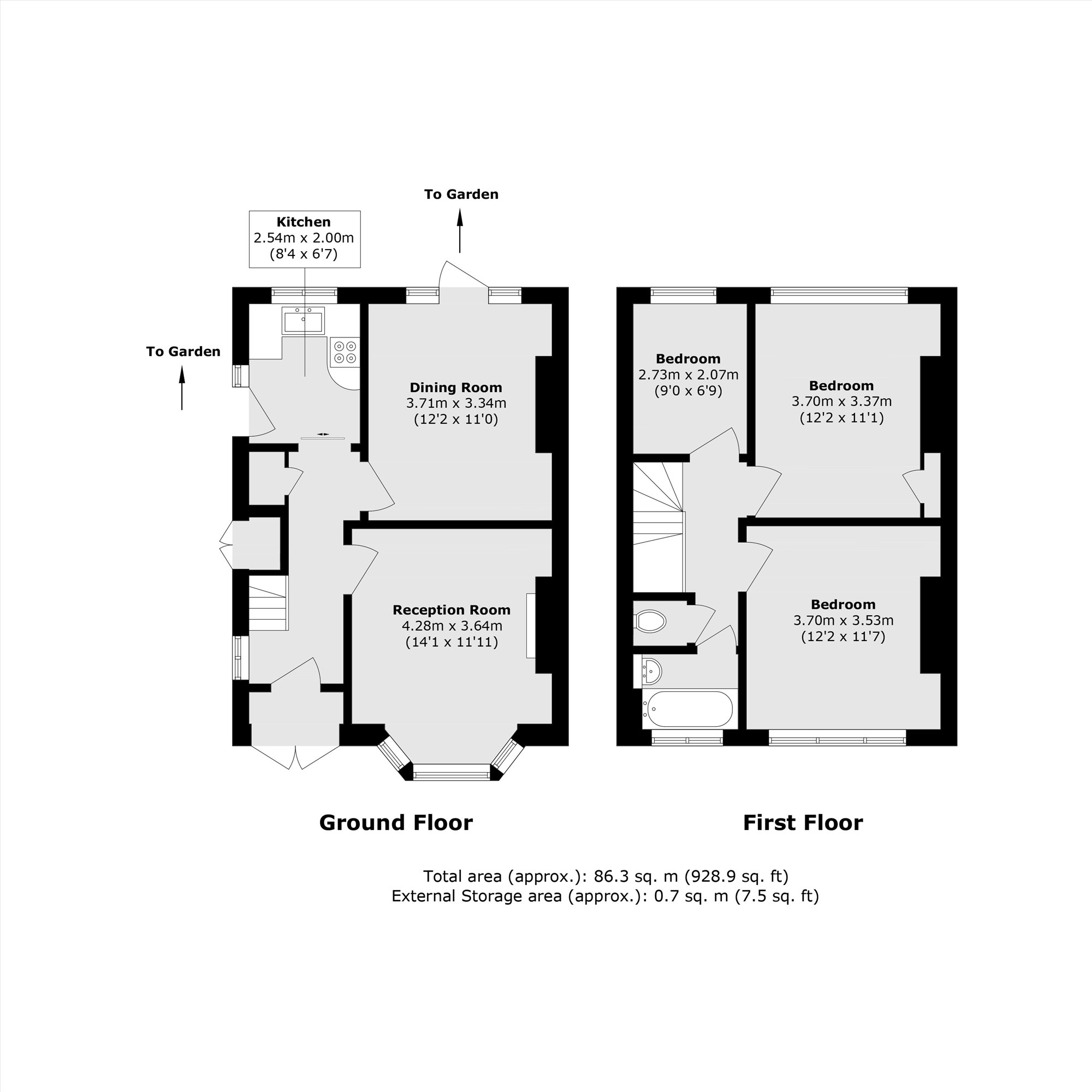 70, Gresham Road, Hounslow floorplan