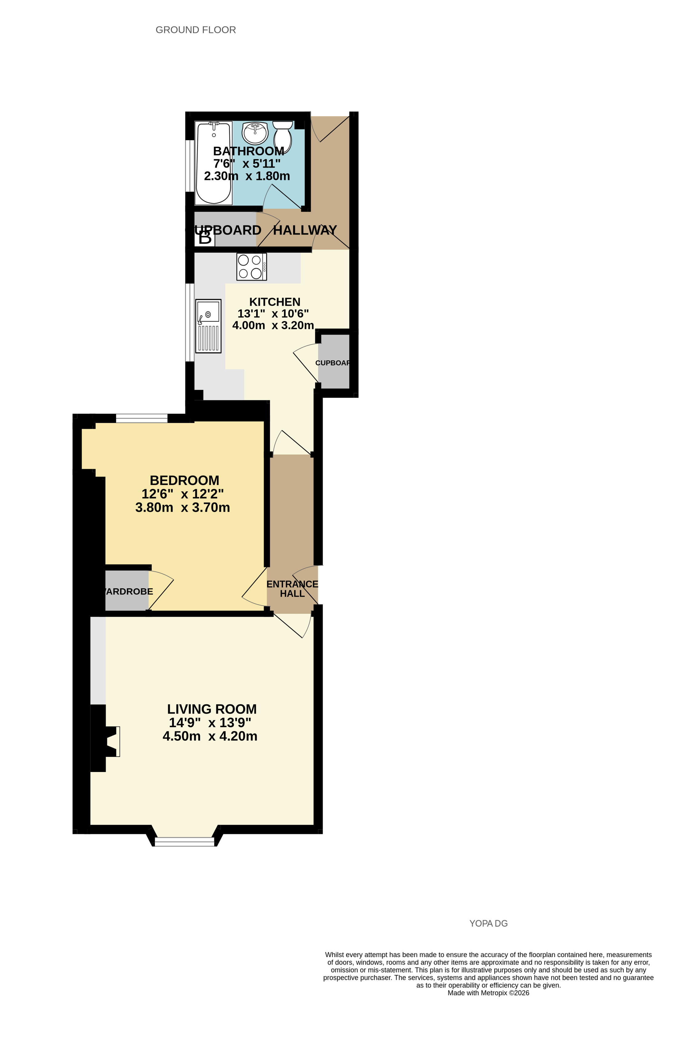 3, Henry Street, Dumfries floorplan