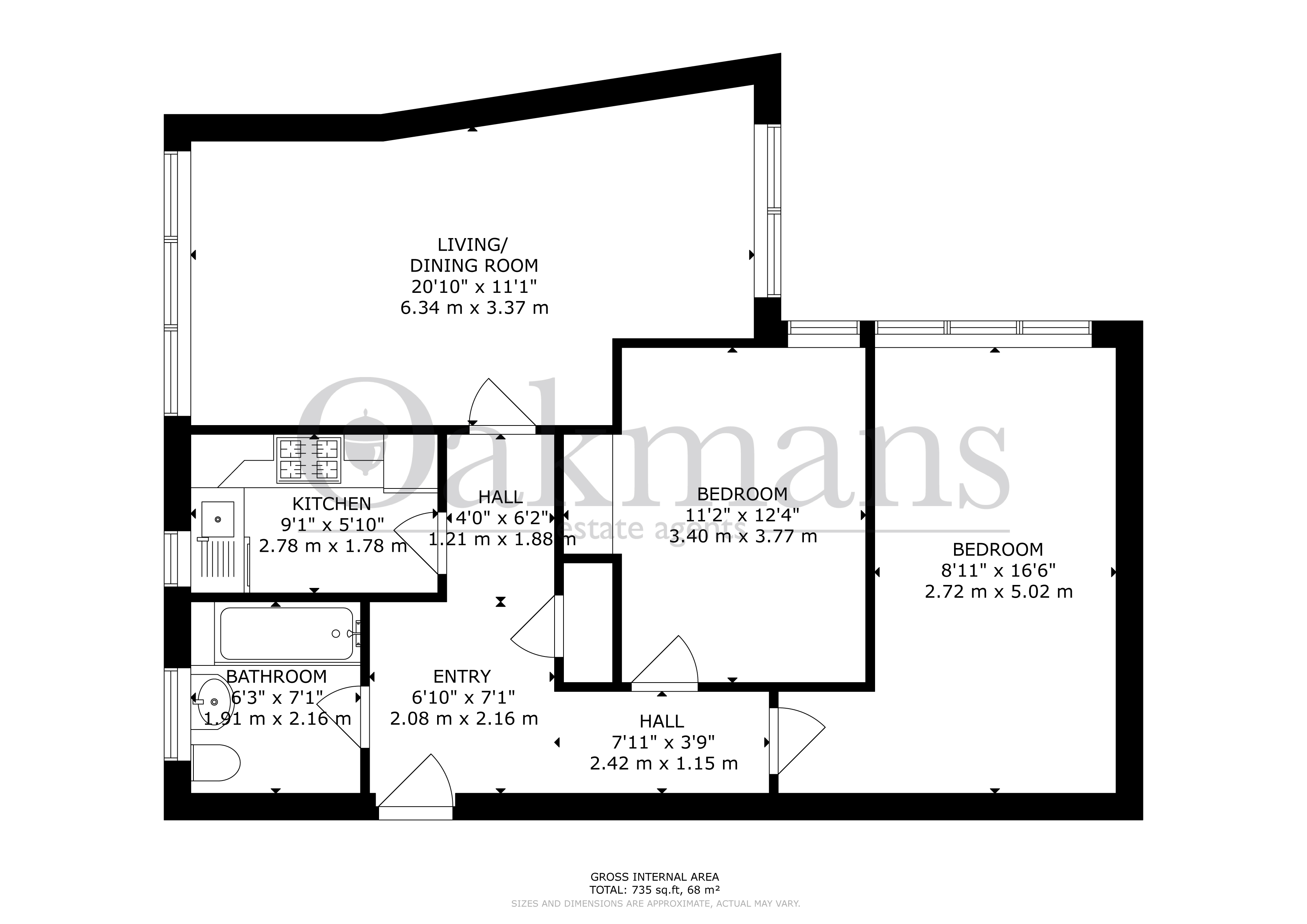 APARTMENT 28, REA COURT, BIRMINGHAM floorplan
